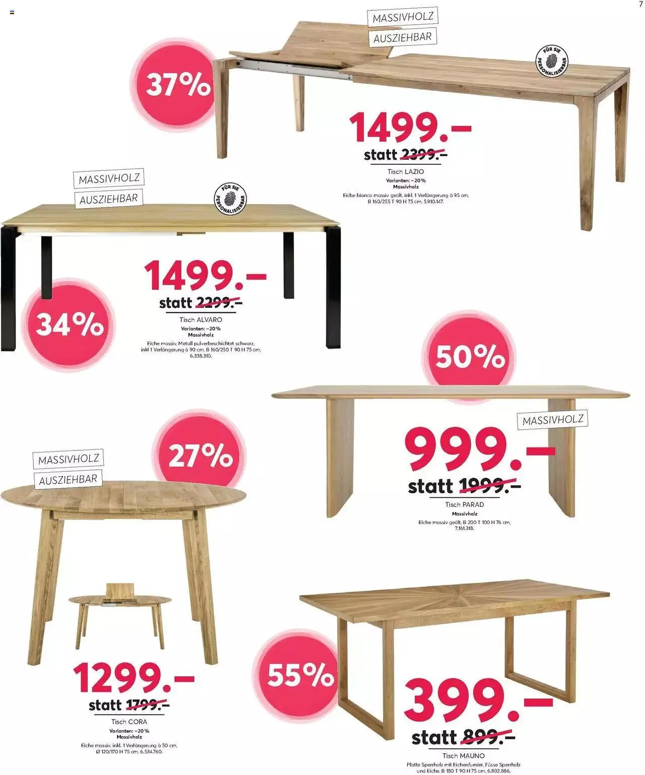 Livique Sale von 25. Juni bis 12. August 2024 - Prospekt seite 7