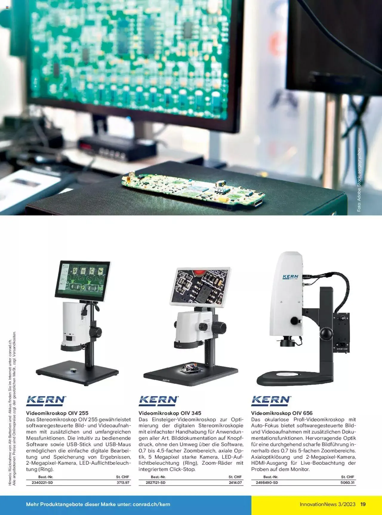 Conrad Innovation-News von 18. Juli bis 31. Dezember 2023 - Prospekt seite  19