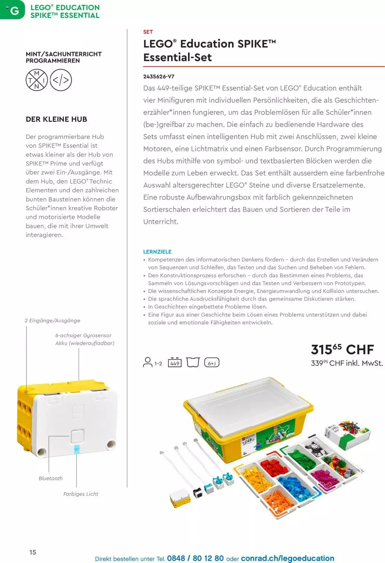Conrad - Lego von 13. Oktober bis 31. Dezember 2023 - Prospekt seite  16