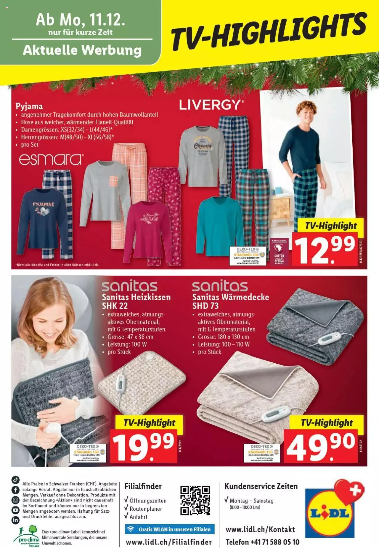 Lidl Aktionen von 7. Dezember bis 13. Dezember 2023 - Prospekt seite  32