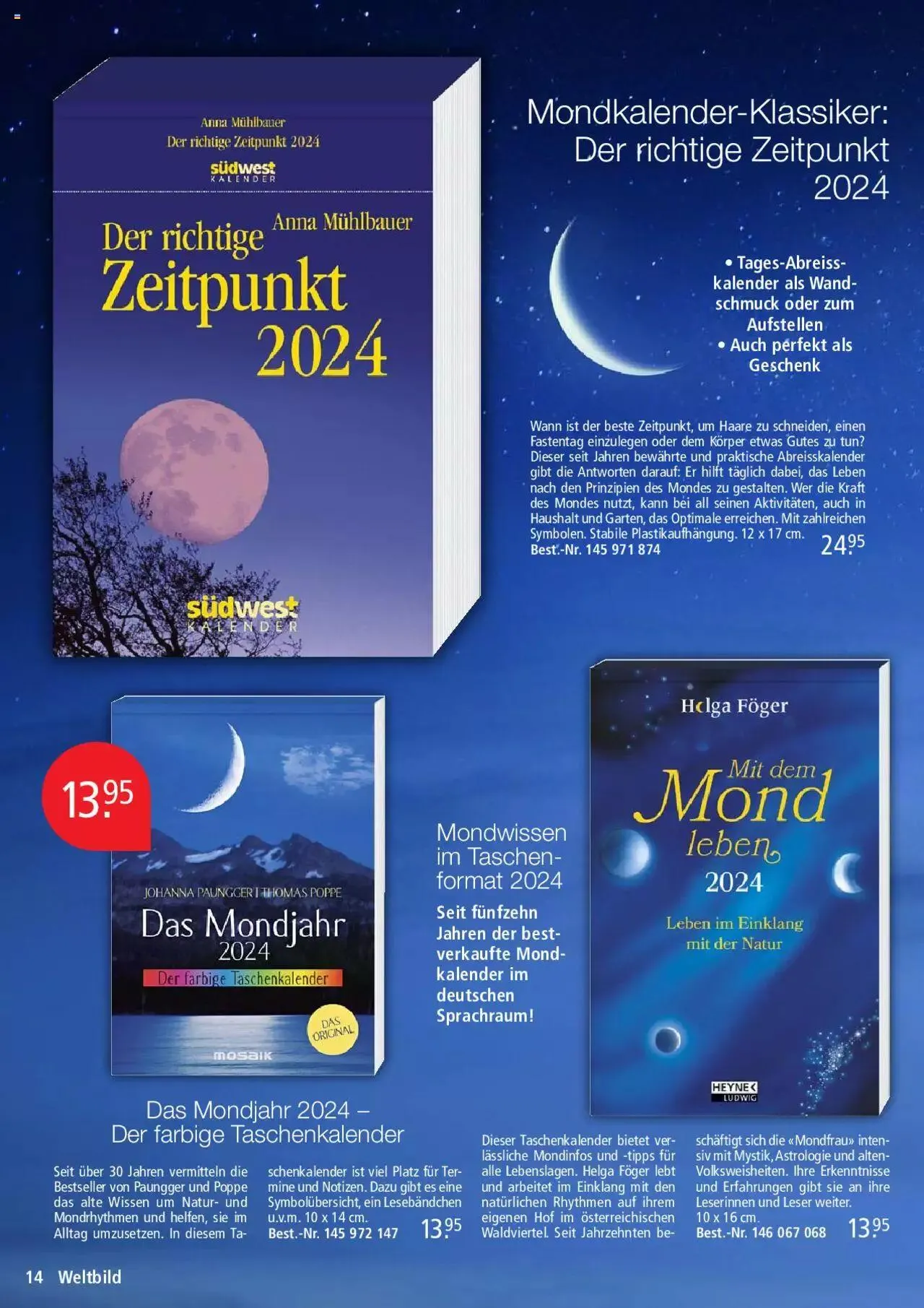 Weltbild Aktionen von 1. Juli bis 31. Juli 2023 - Prospekt seite  14