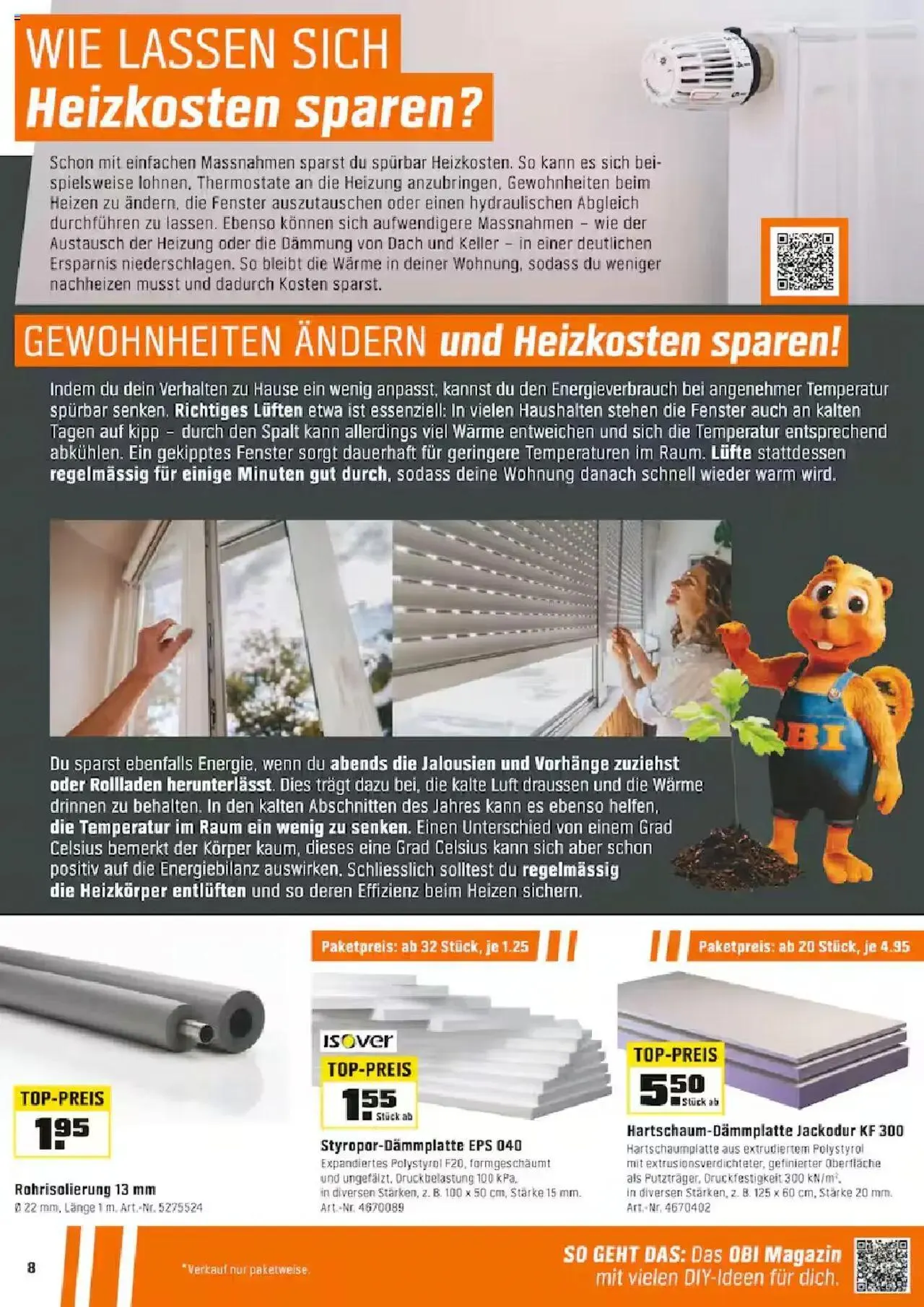 OBI Aktionen von 20. Oktober bis 9. November 2024 - Prospekt seite  8