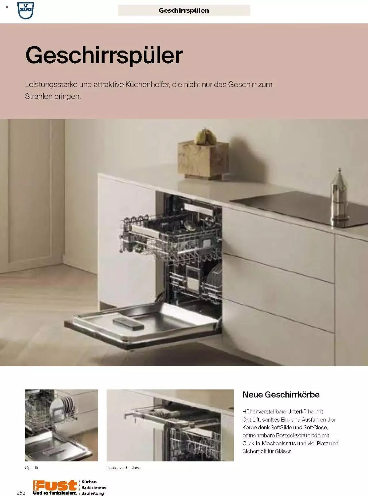 Fust Küchen- und Badezimmerprospekt von 4. März bis 31. Dezember 2024 - Prospekt seite 252