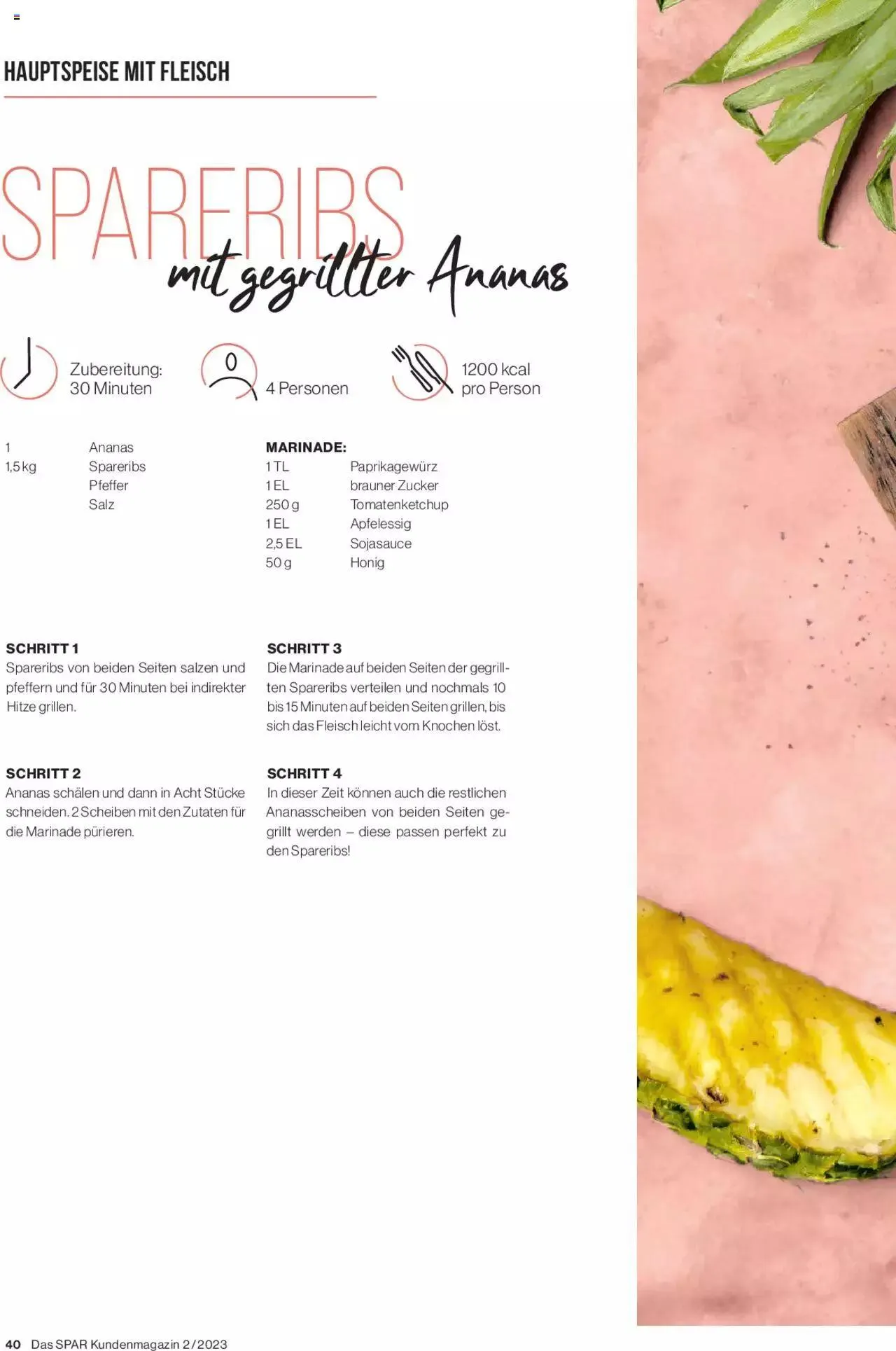 SPAR Kundenmagazin von 31. Mai bis 31. Dezember 2023 - Prospekt seite  40