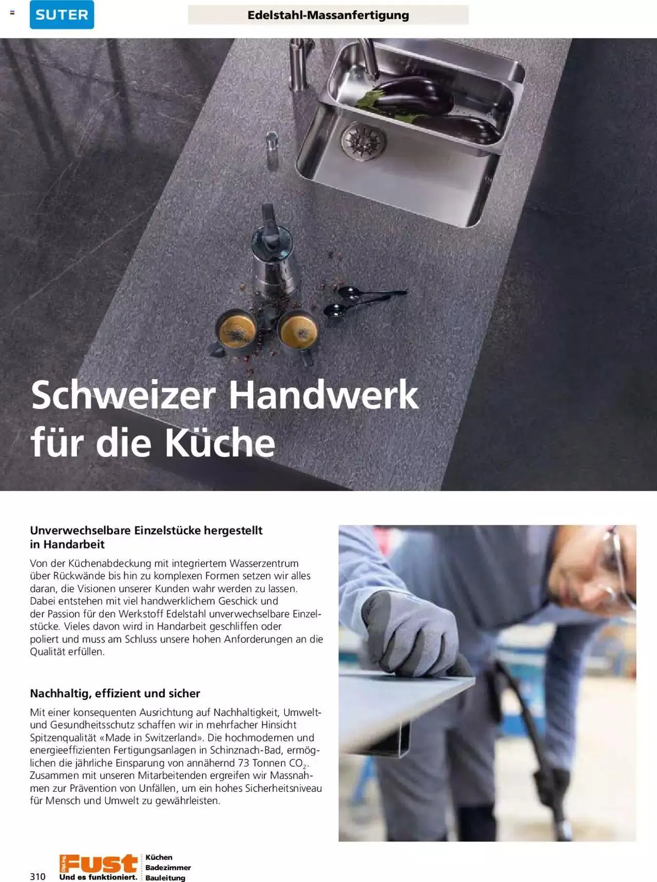 Fust - Küchenmagazin - Riesenauswahl von 22. Februar bis 31. Dezember 2023 - Prospekt seite  310