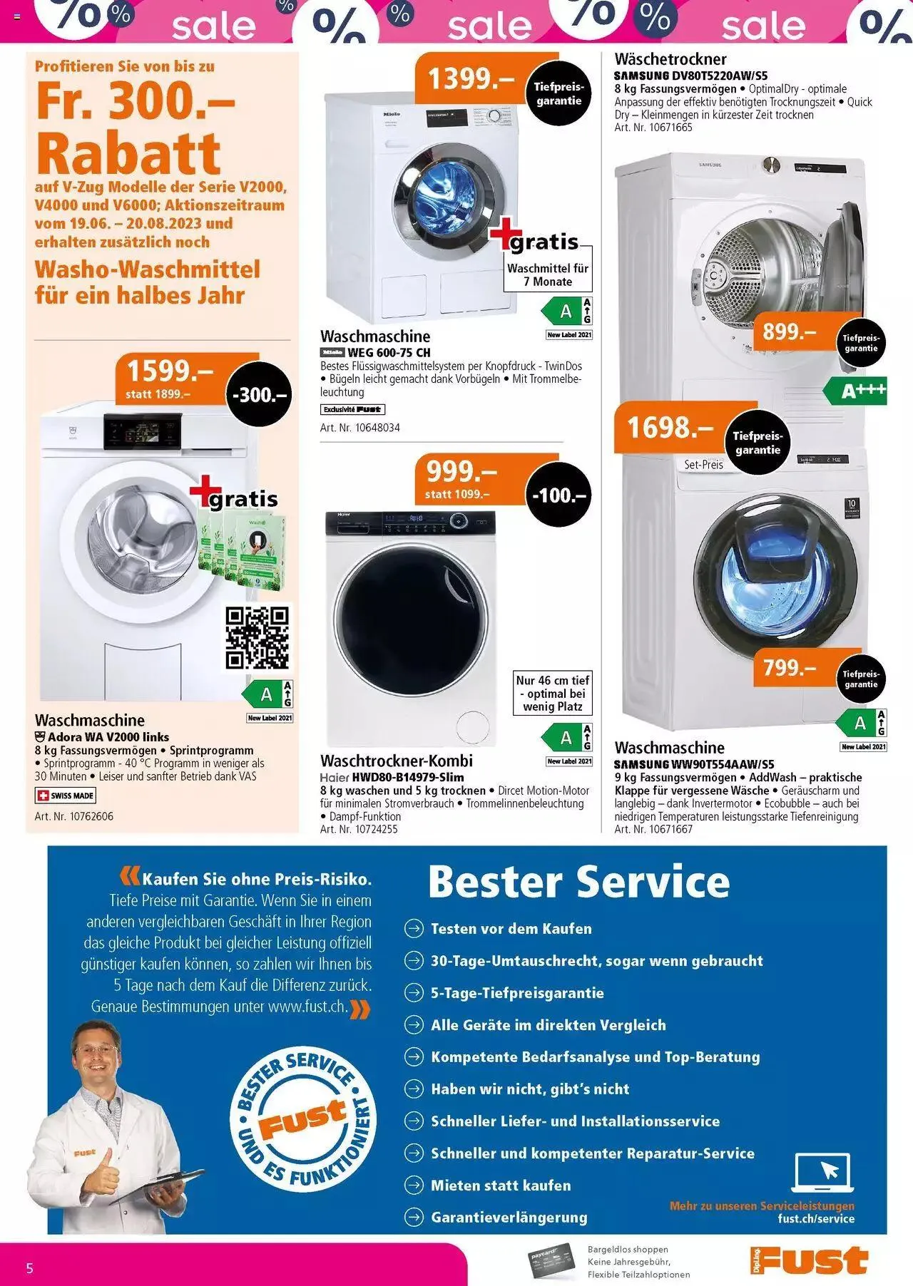 Fust Multimedia Post von 4. Juli bis 23. Juli 2023 - Prospekt seite 21