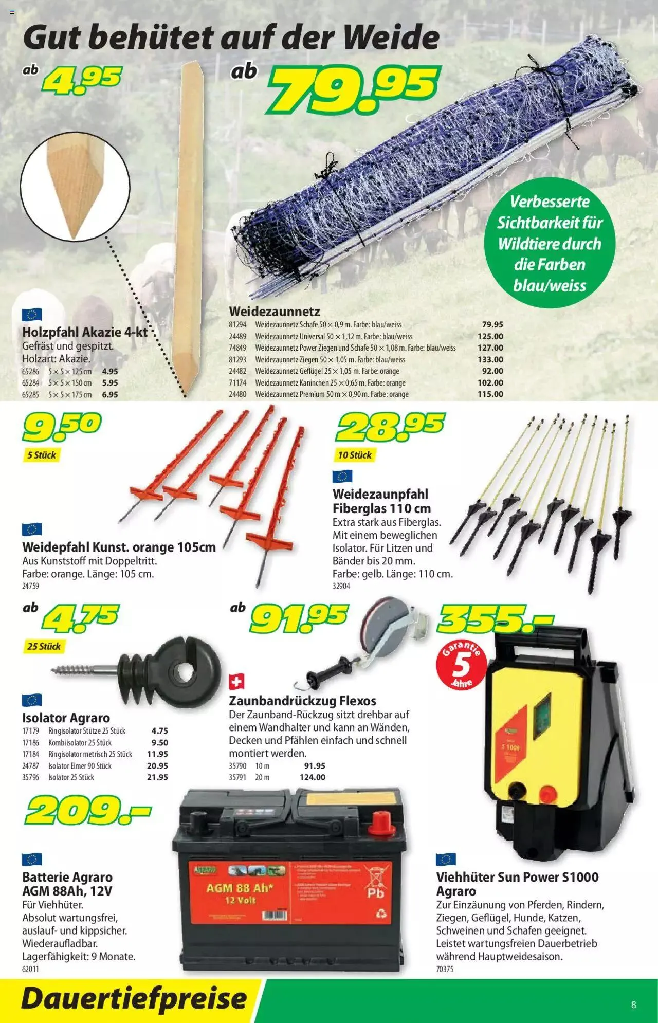 Landi - Hof und Stall 2022 von 1. Mai bis 31. Dezember 2023 - Prospekt seite 8