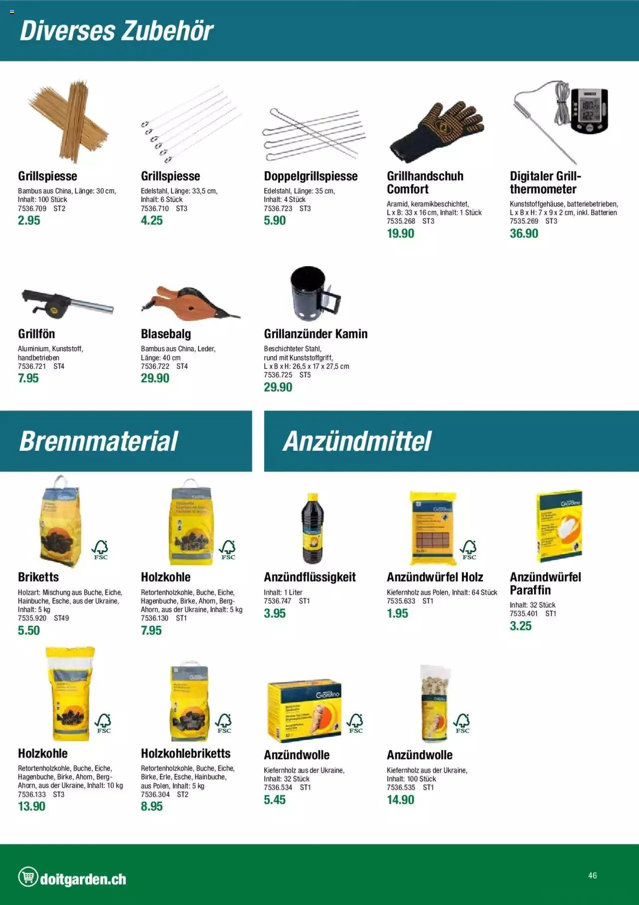 DO IT+GARDEN MIGROS - Grill von 22. März bis 31. Dezember 2023 - Prospekt seite  46