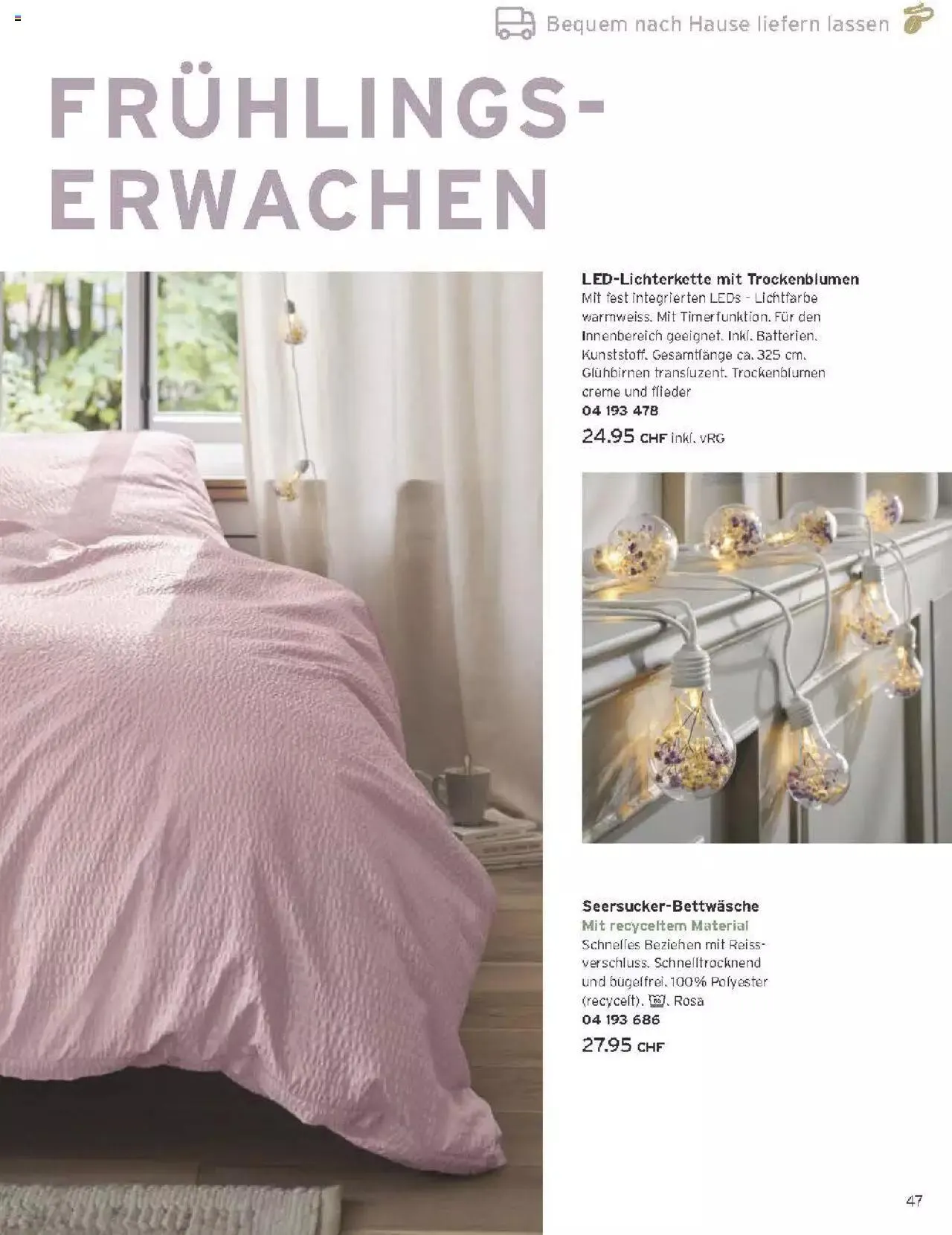 Tchibo Aktionen von 15. März bis 31. Dezember 2024 - Prospekt seite 47