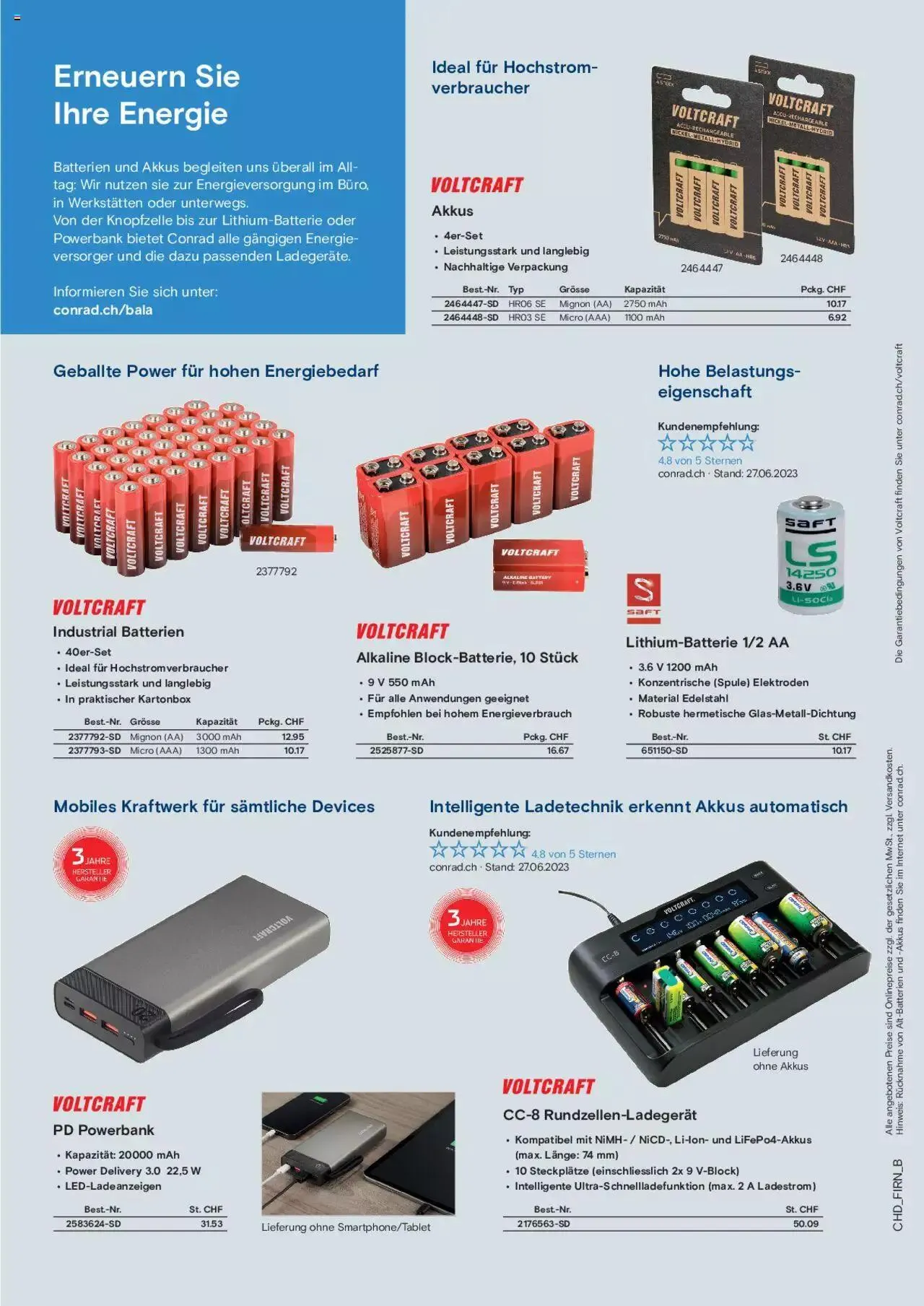 Conrad Innovation-News von 18. Juli bis 31. Dezember 2023 - Prospekt seite 40