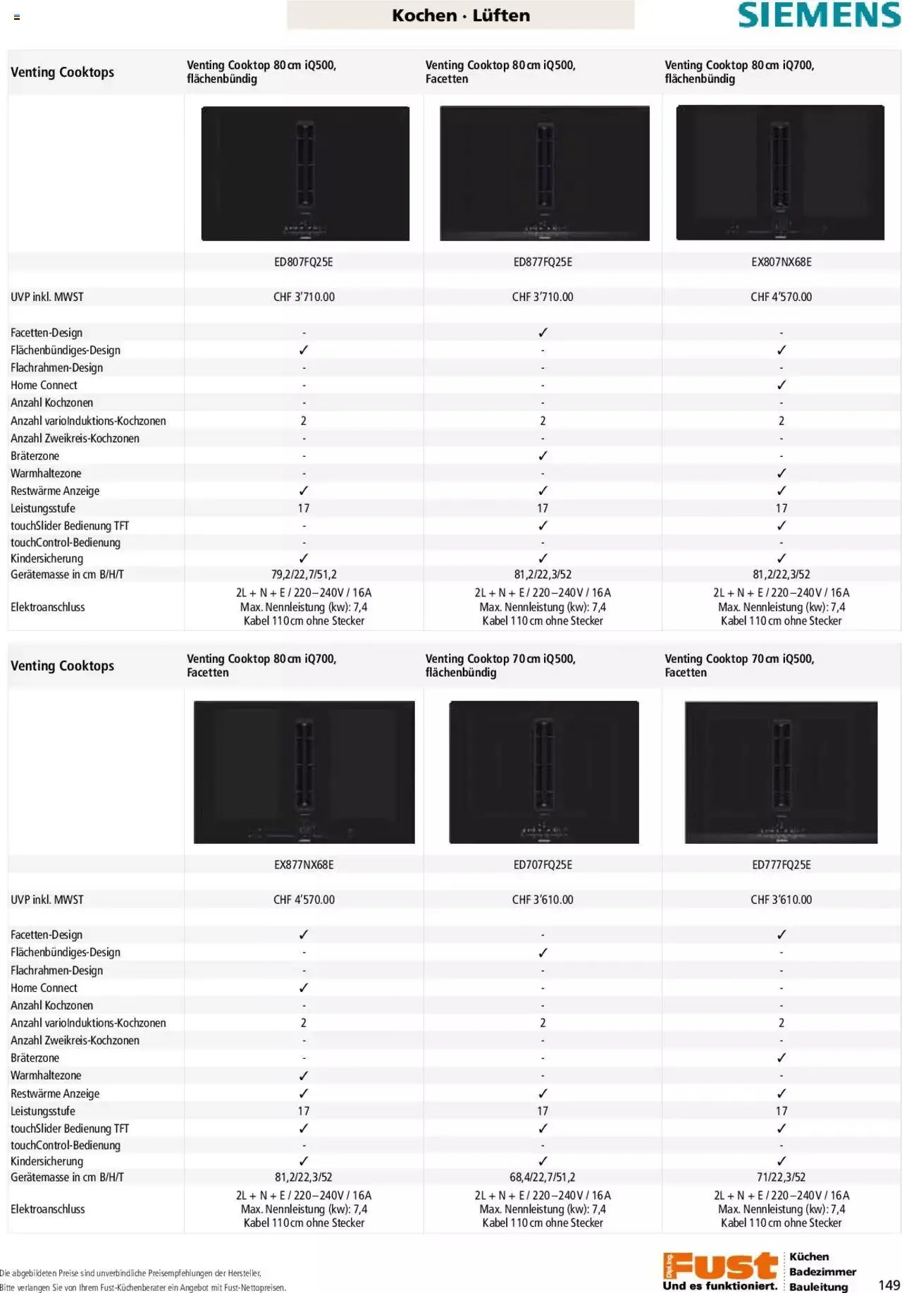 Fust - Küchenmagazin - Riesenauswahl von 22. Februar bis 31. Dezember 2023 - Prospekt seite 149