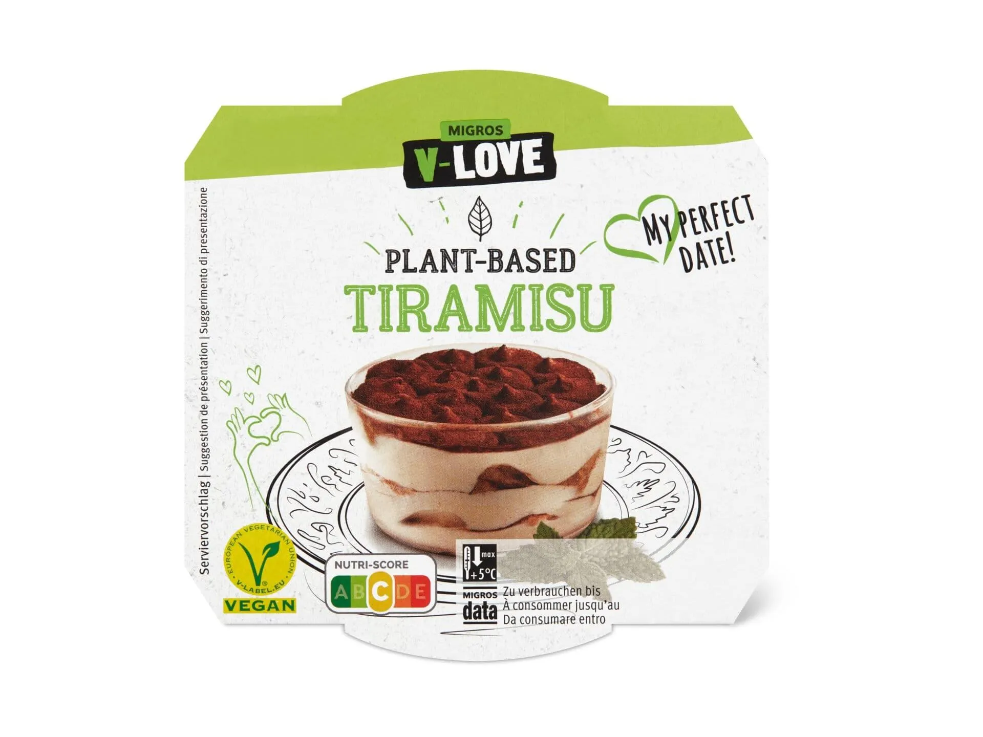 V-Love · Pflanzliche Alternative zu Tiramisu