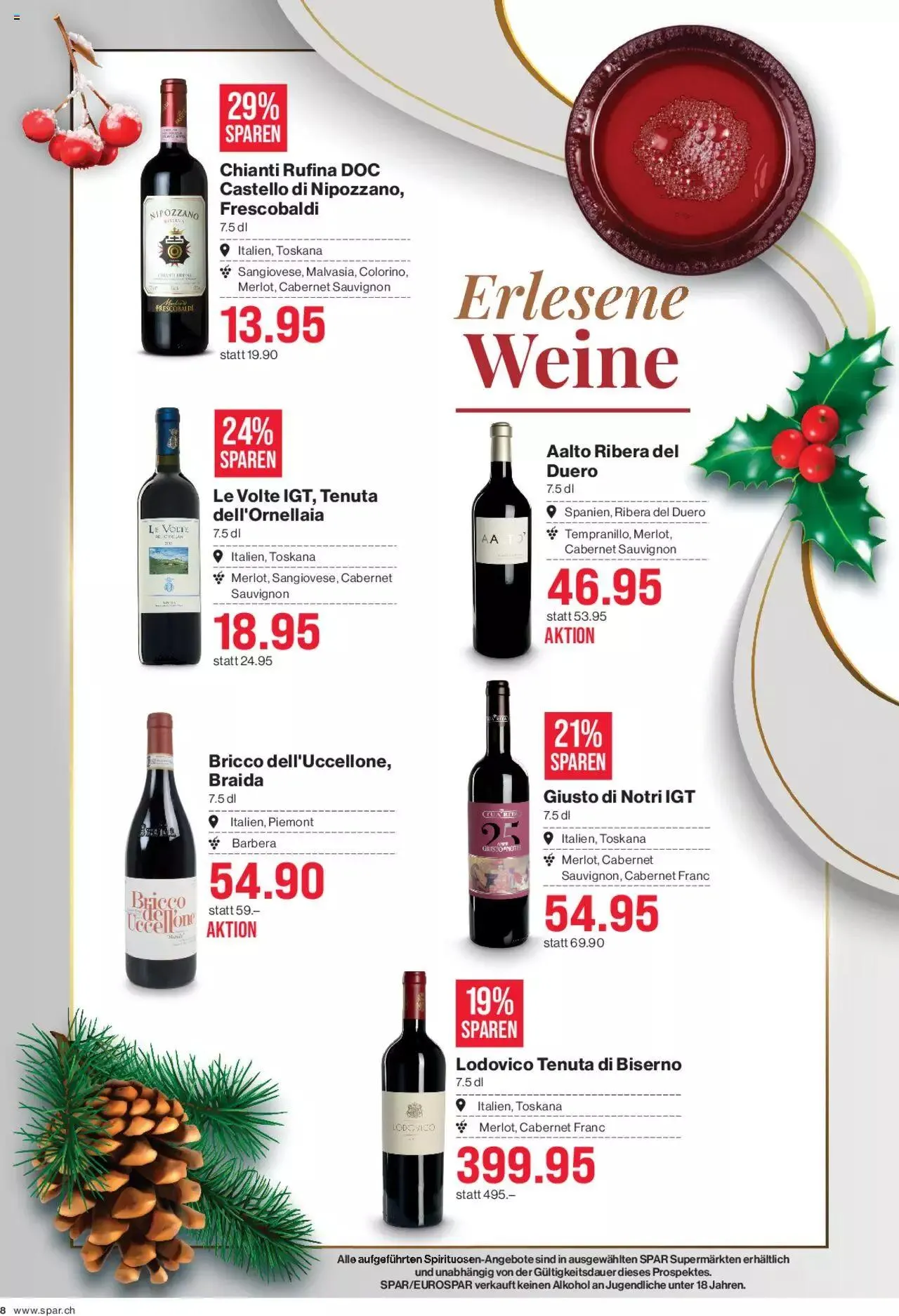 SPAR Aktionen von 7. Dezember bis 3. Januar 2024 - Prospekt seite  8