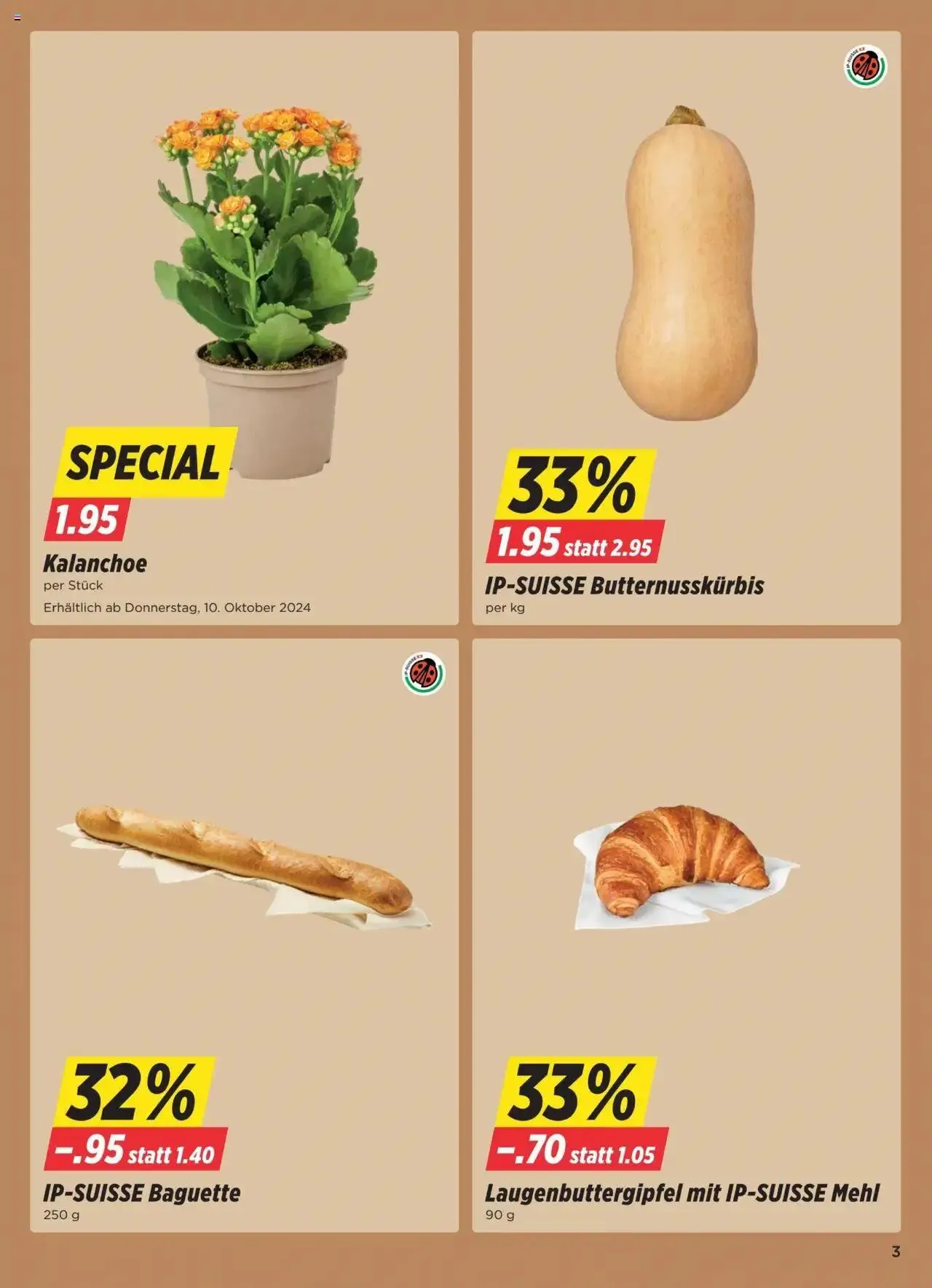 Denner Aktionen von 8. Oktober bis 14. Oktober 2024 - Prospekt seite  3