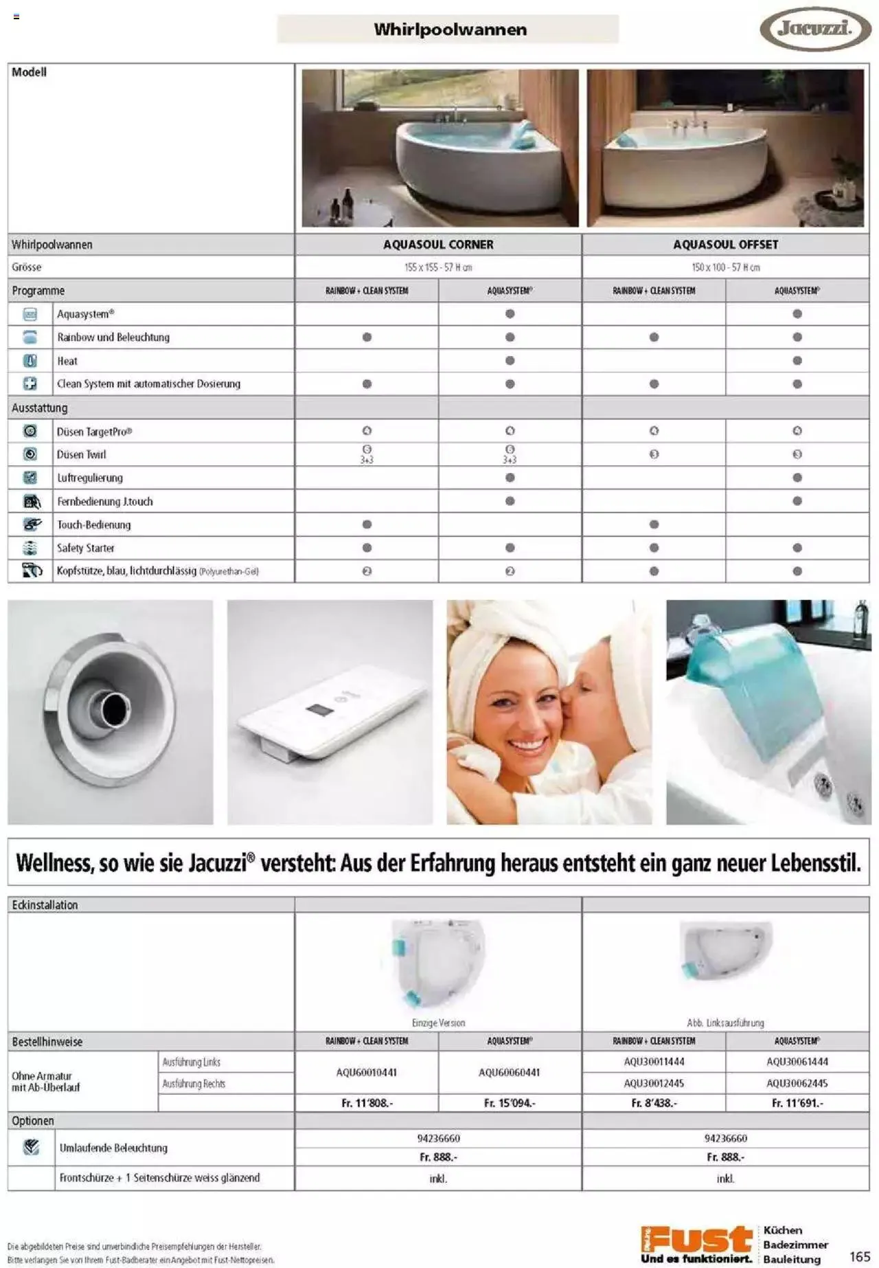 Fust Badezimmermagazin von 17. April bis 31. Dezember 2023 - Prospekt seite  165