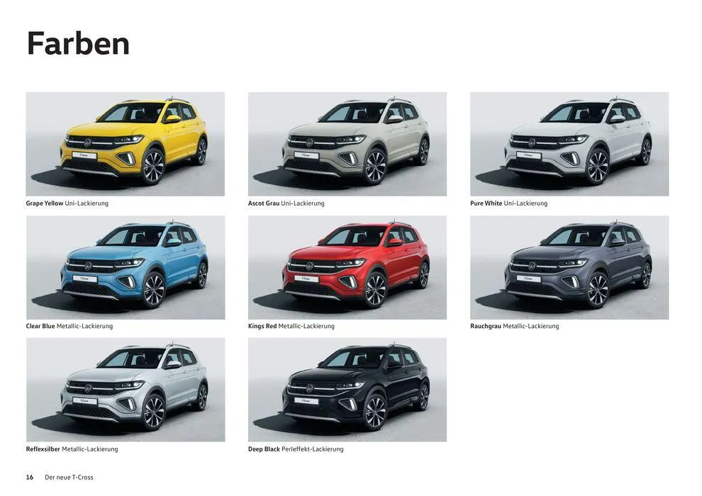 Der T-Cross von 16. Januar bis 31. Dezember 2024 - Prospekt seite  16