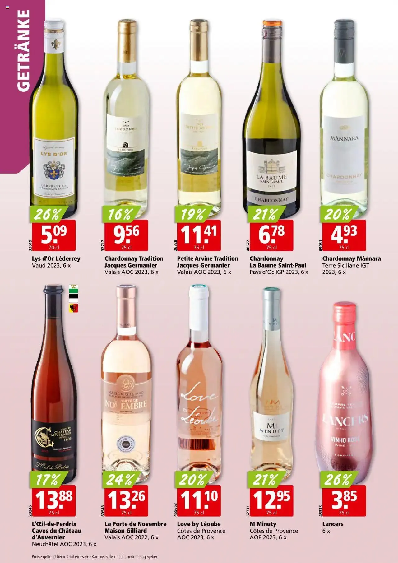 Aligro Aktionen für Businesskunden - Chavannes, Matran, Genf, Sitten von 30. September bis 5. Oktober 2024 - Prospekt seite  24