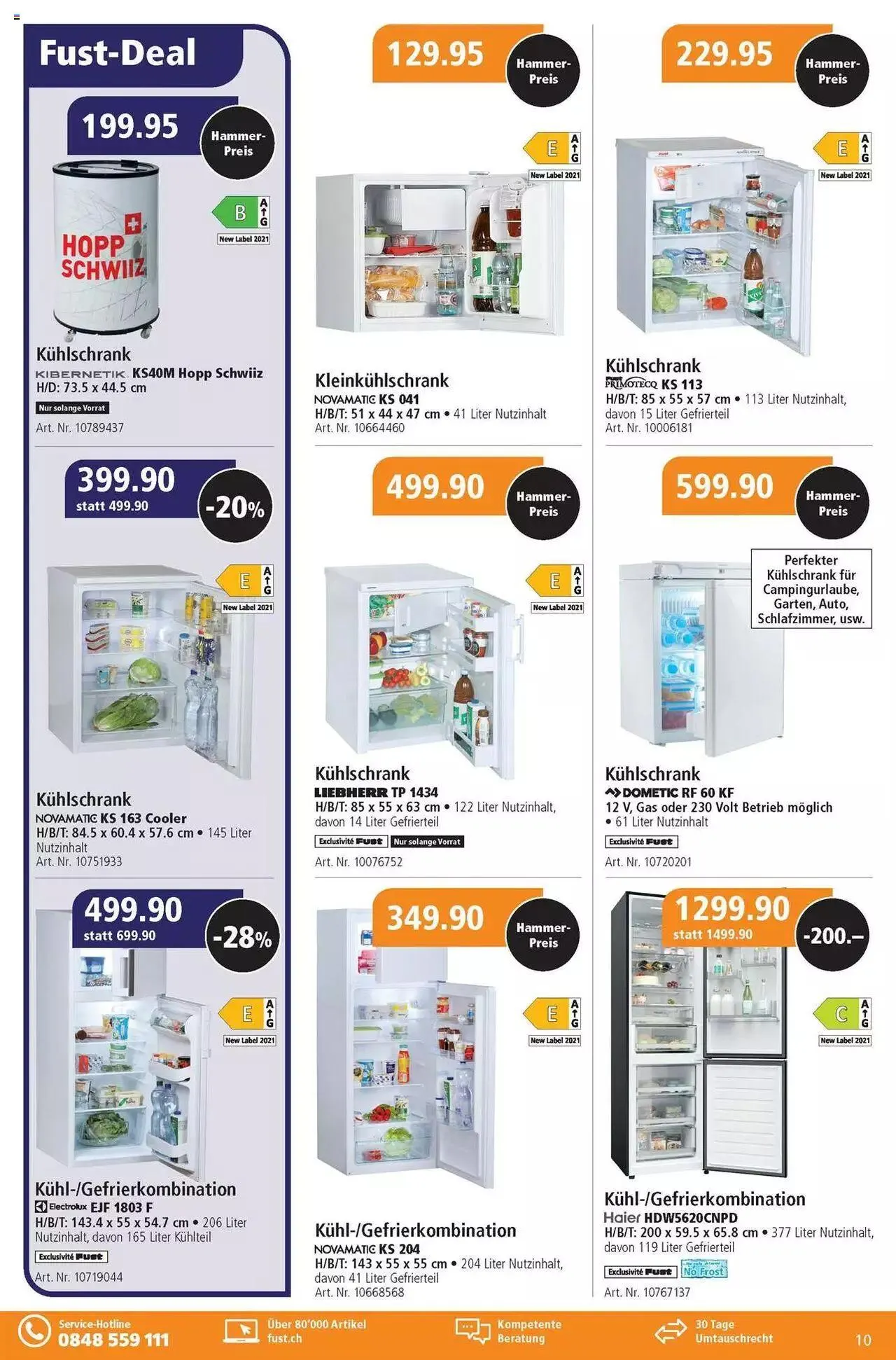 Fust Aktionen von 30. Mai bis 23. Juni 2024 - Prospekt seite 10