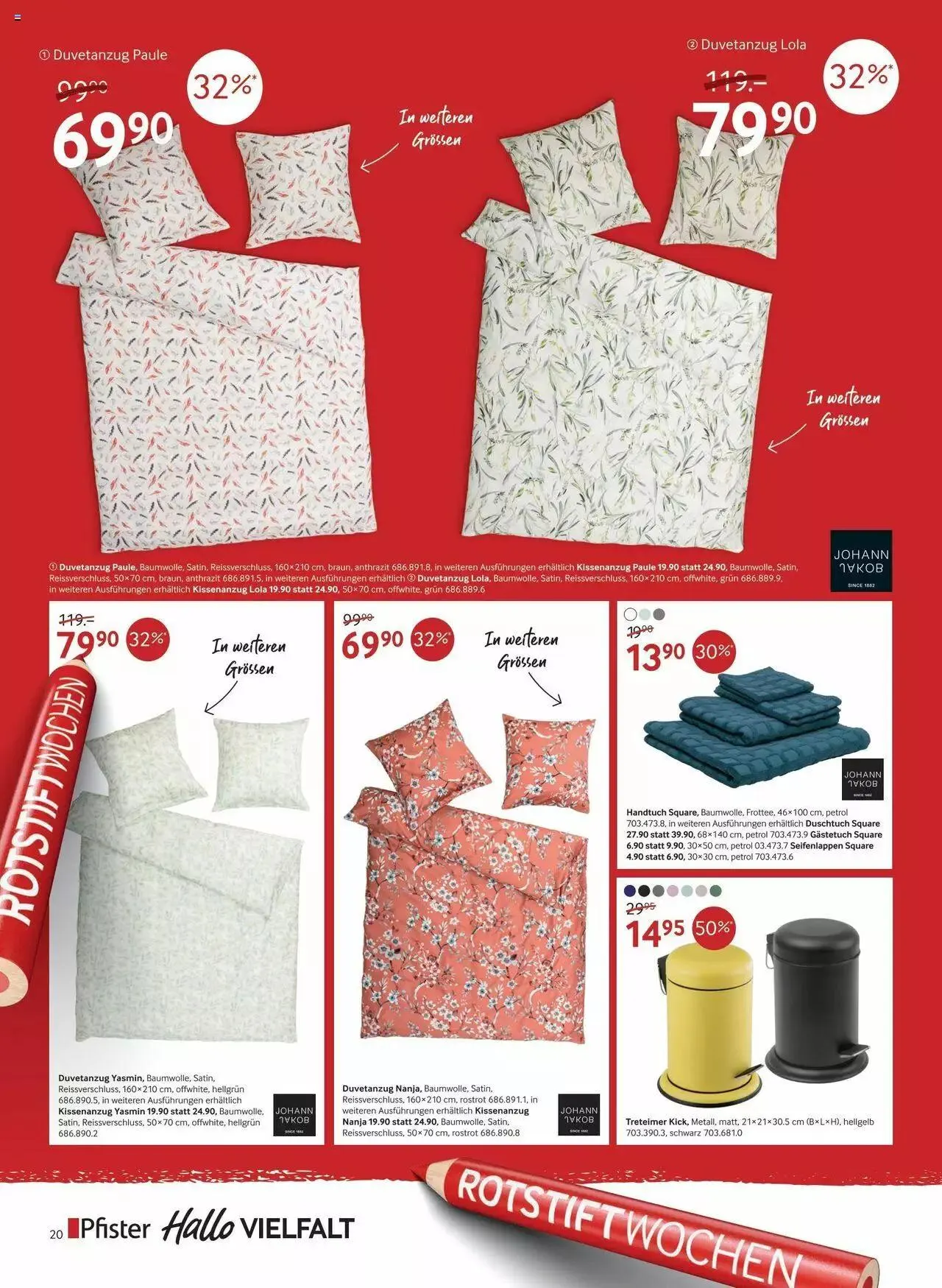 Pfister Rotstift Summer 2023 von 27. Juni bis 21. August 2023 - Prospekt seite 20