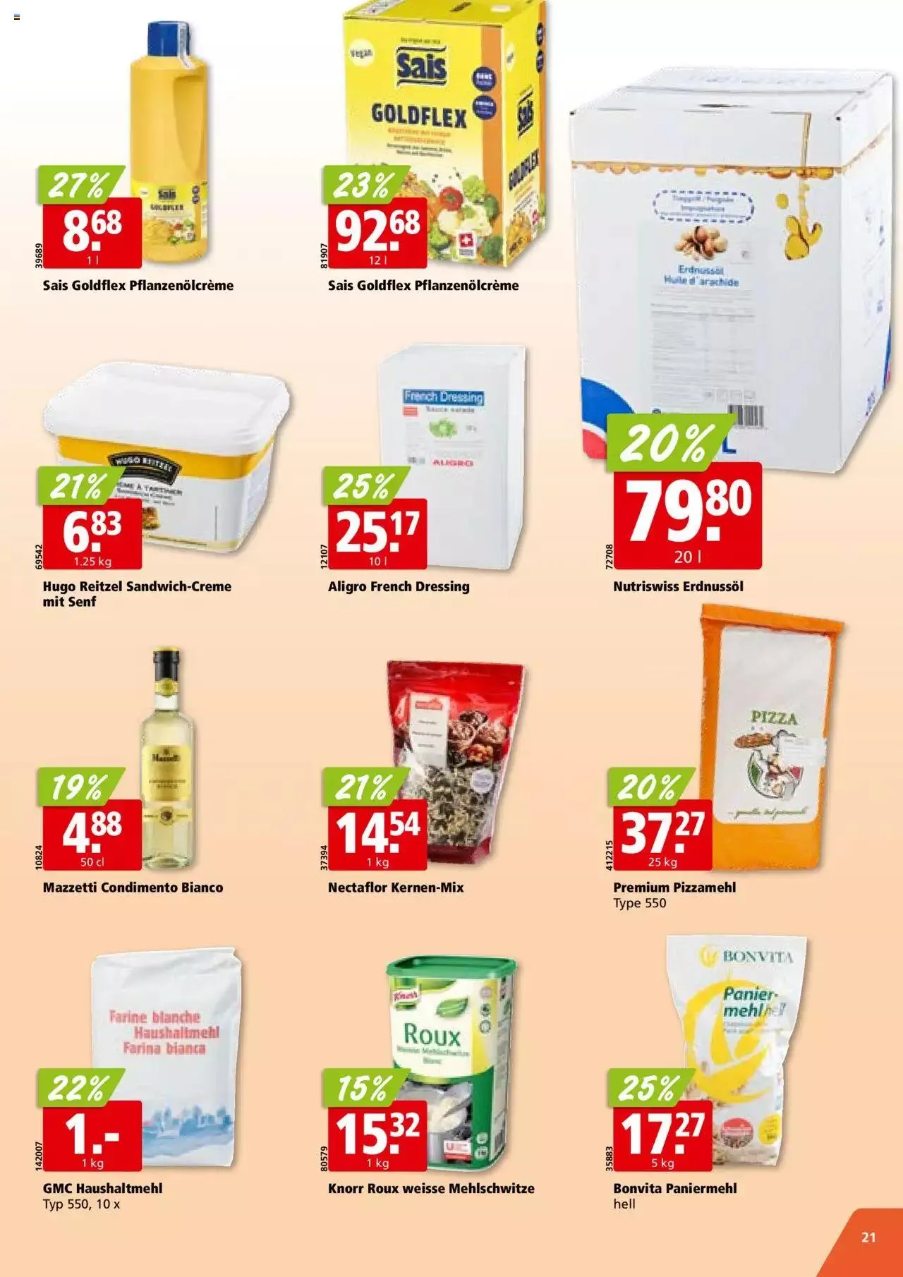 Aligro Aktionen von 2. Oktober bis 7. Oktober 2023 - Prospekt seite 21