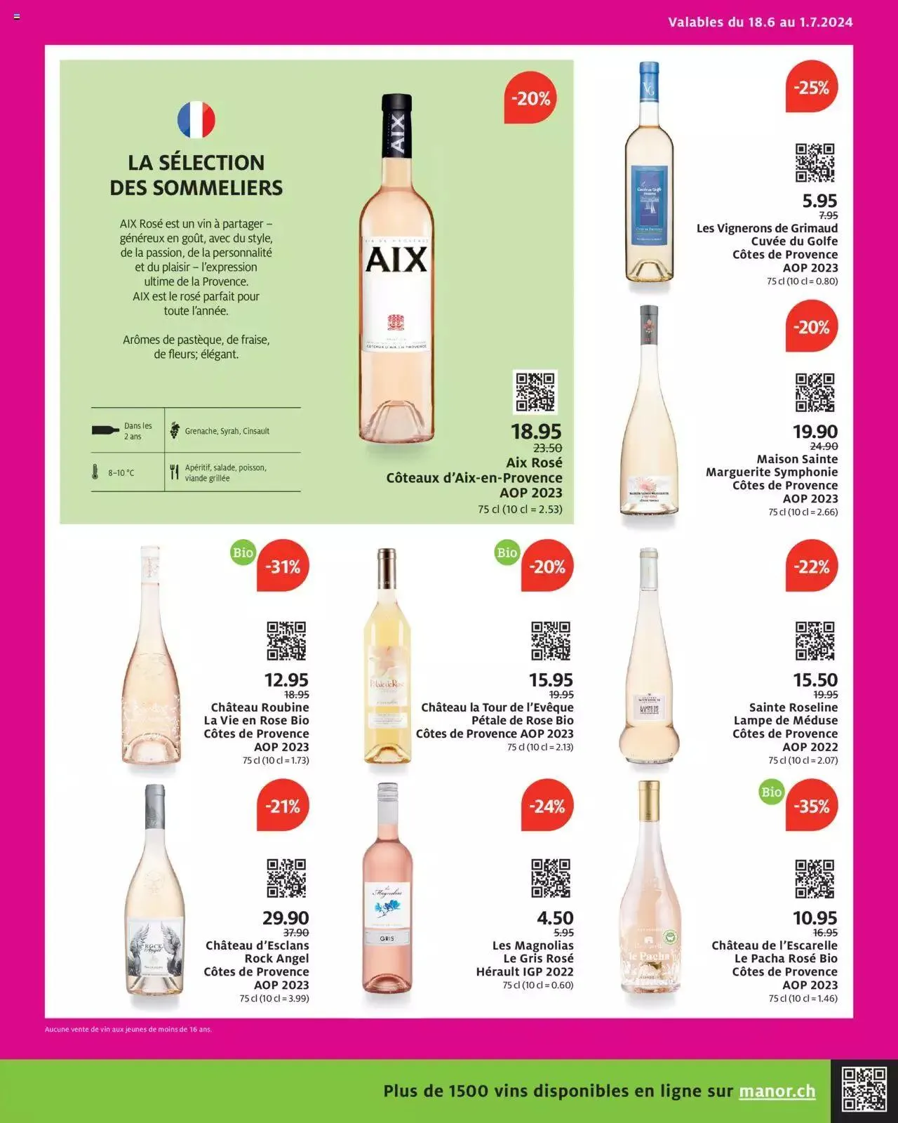 Manor - Offerte della settimana von 18. Juni bis 24. Juni 2024 - Prospekt seite  10