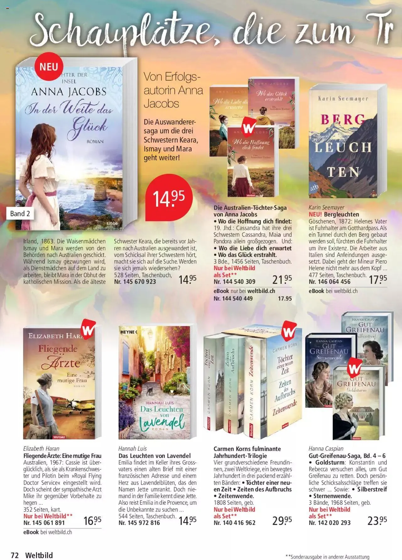 Weltbild Aktionen von 1. Juli bis 31. Juli 2023 - Prospekt seite  72