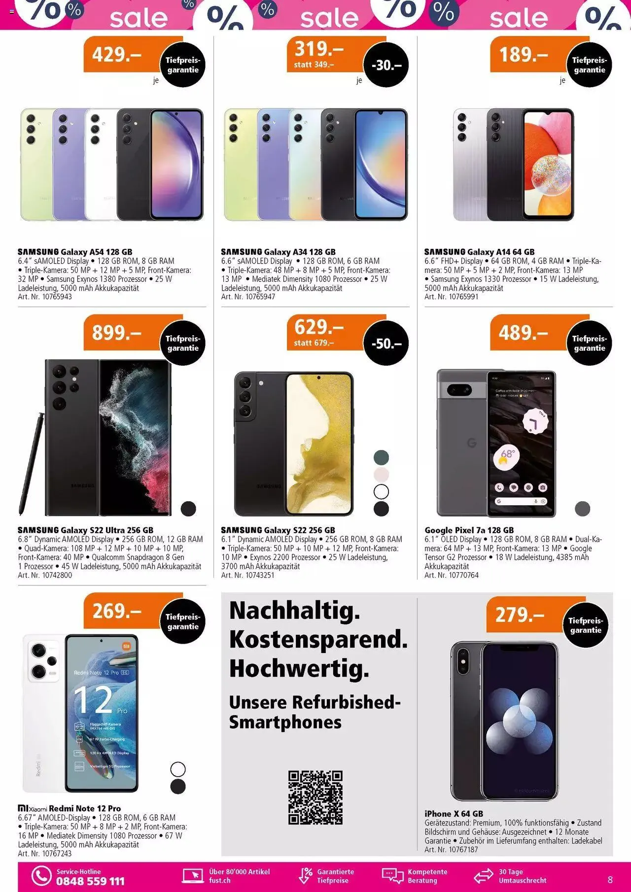 Fust Multimedia Post von 4. Juli bis 23. Juli 2023 - Prospekt seite  8