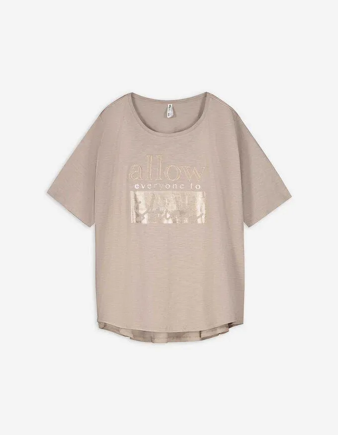 T-Shirt - verlängerte Rückseite