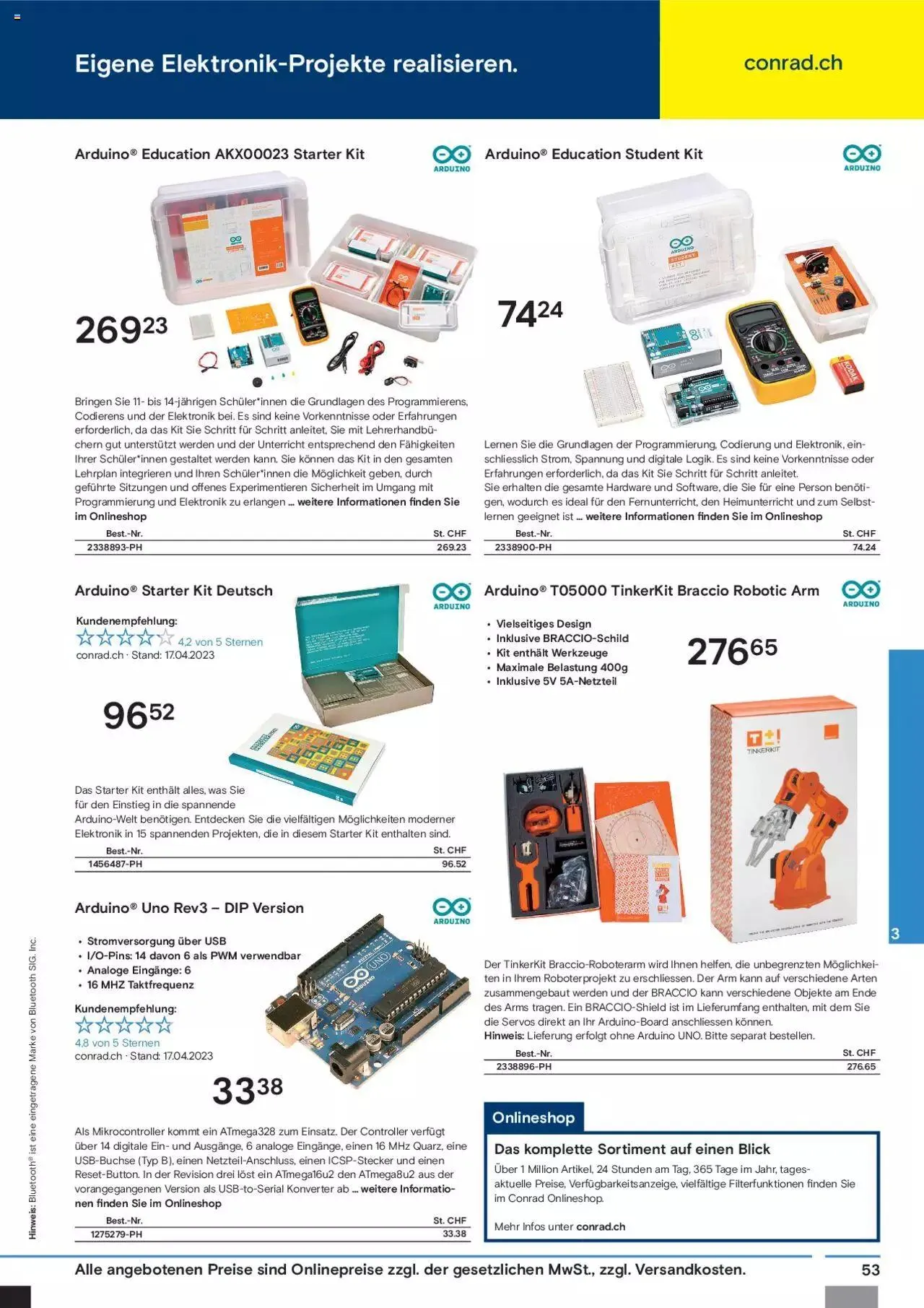 Conrad Aktionen Education von 5. September bis 31. Dezember 2024 - Prospekt seite  55