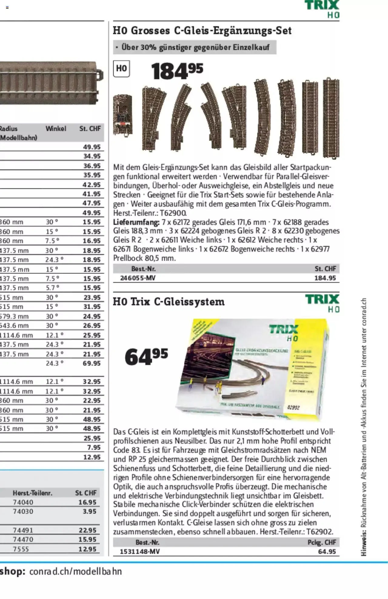 Conrad - Modellbahn Katalog 2022/23 von 5. September bis 31. Dezember 2023 - Prospekt seite  172