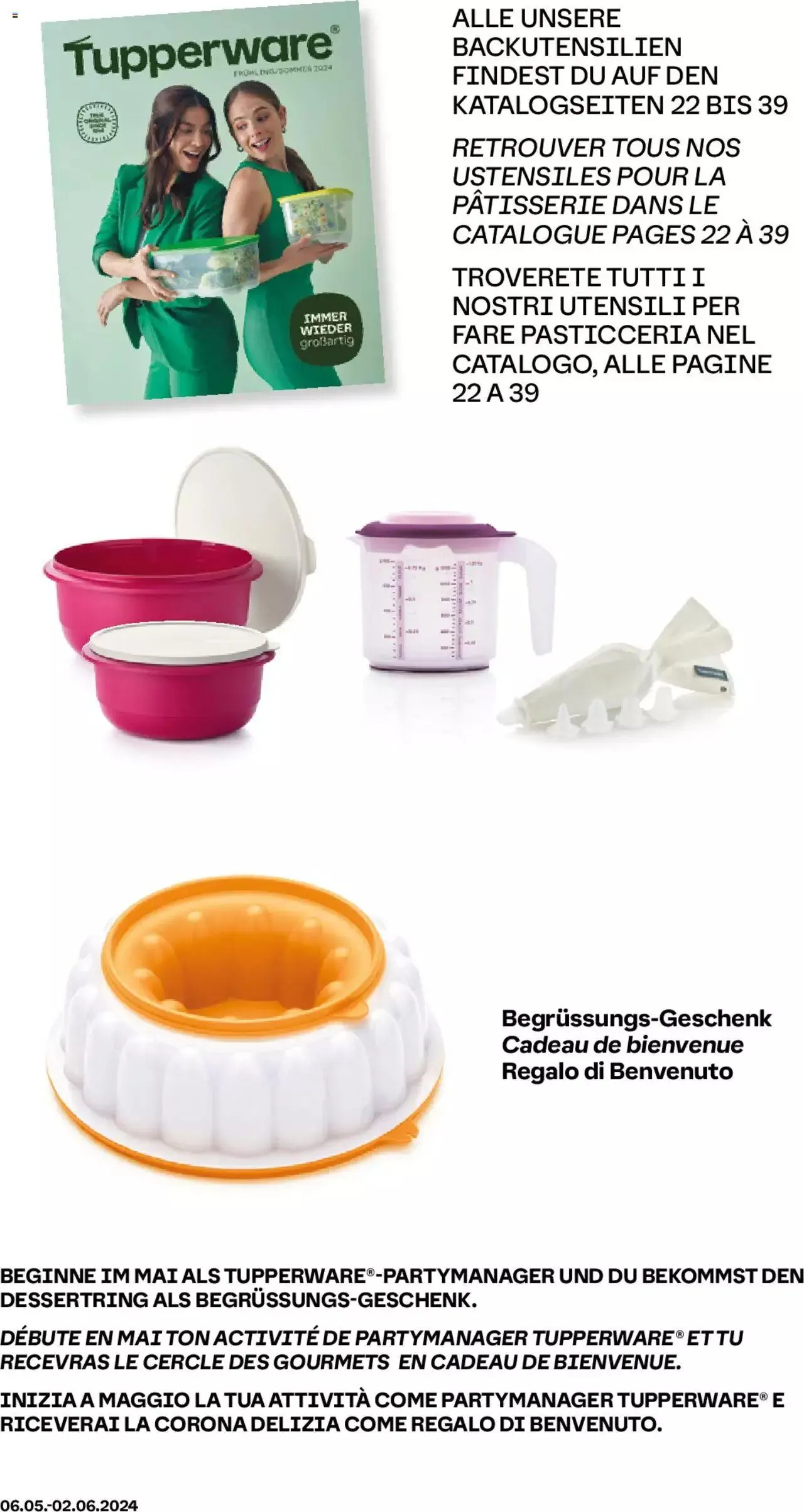 Tupperware Aktionen von 6. Mai bis 2. Juni 2024 - Prospekt seite 8