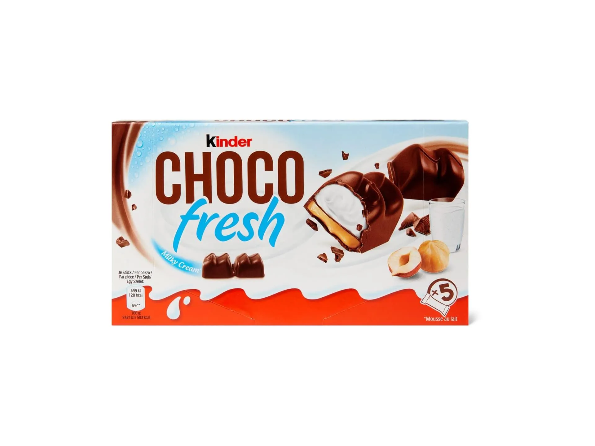 Kinder · Choco fresh · Milch & Nuss