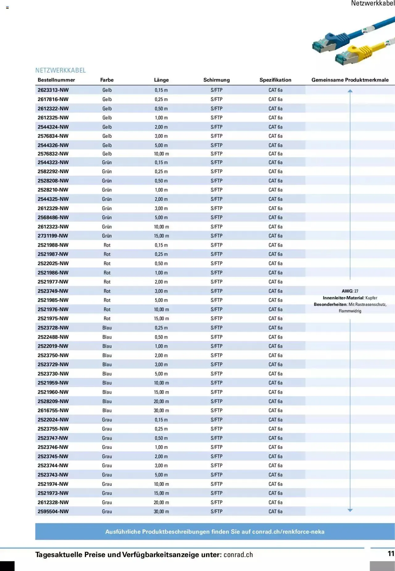 Conrad Aktionen IT-Verkabelung von 5. September bis 31. Dezember 2024 - Prospekt seite  11