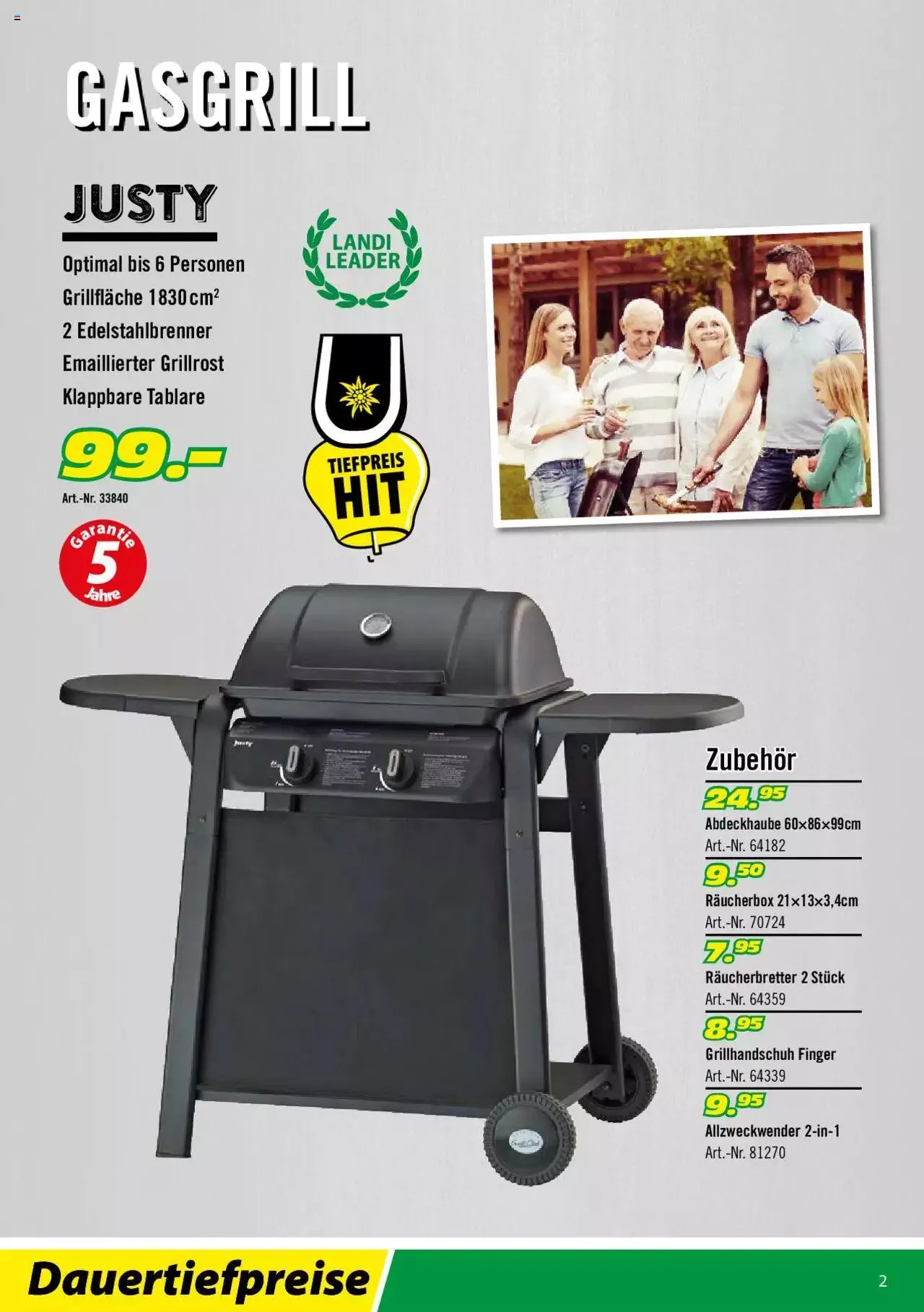 Landi - Grill 2022 von 1. April bis 31. Dezember 2023 - Prospekt seite  2