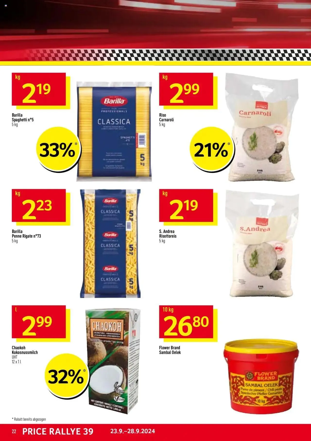 Prodega Aktionen von 23. September bis 28. September 2024 - Prospekt seite  22