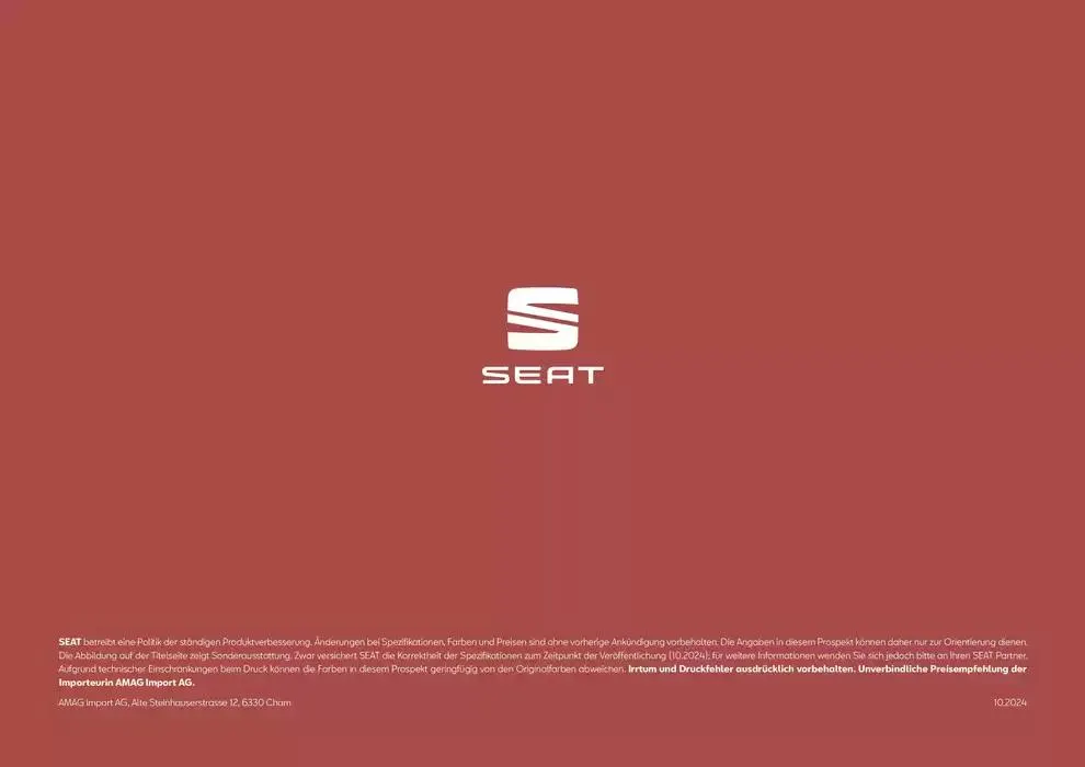 SEAT Ateca MOVE! FR von 28. Oktober bis 11. November 2024 - Prospekt seite  7
