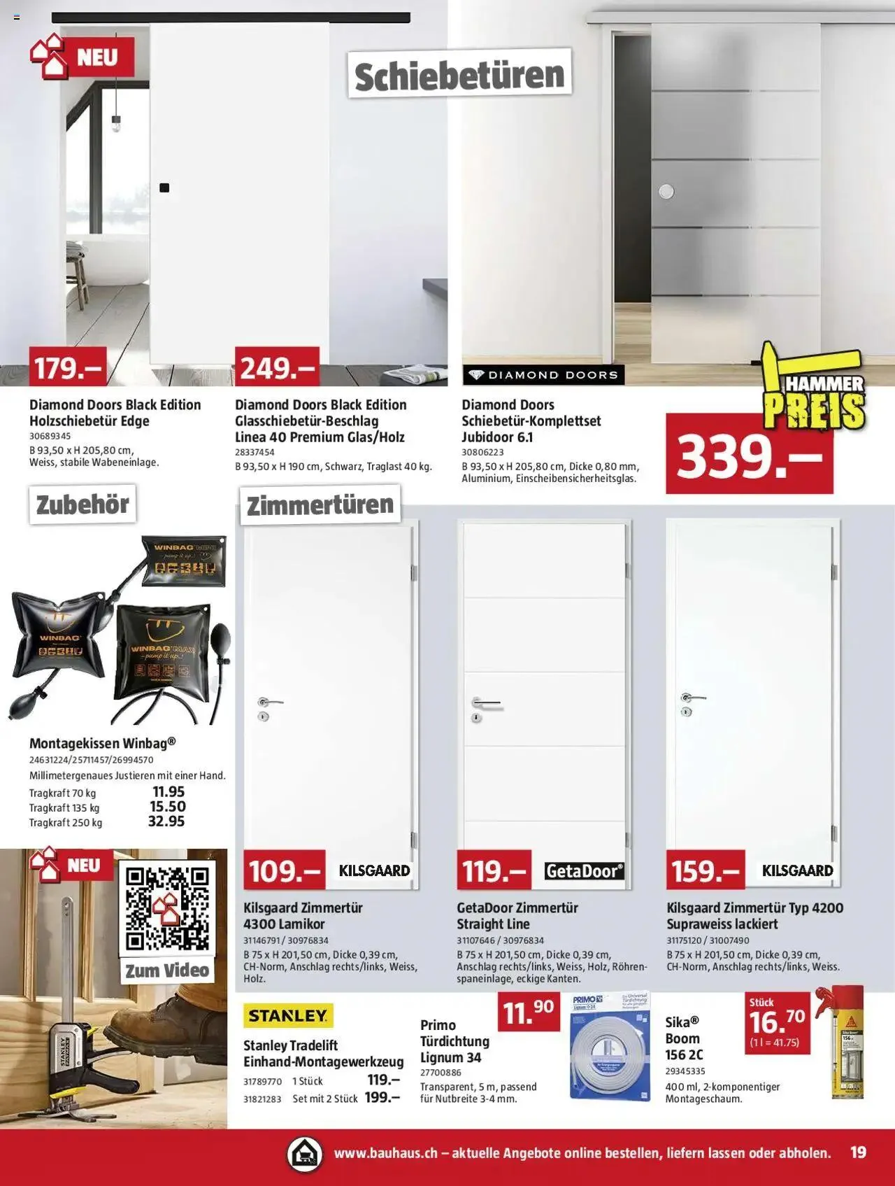 Bauhaus Aktionen von 26. August bis 29. September 2024 - Prospekt seite  19