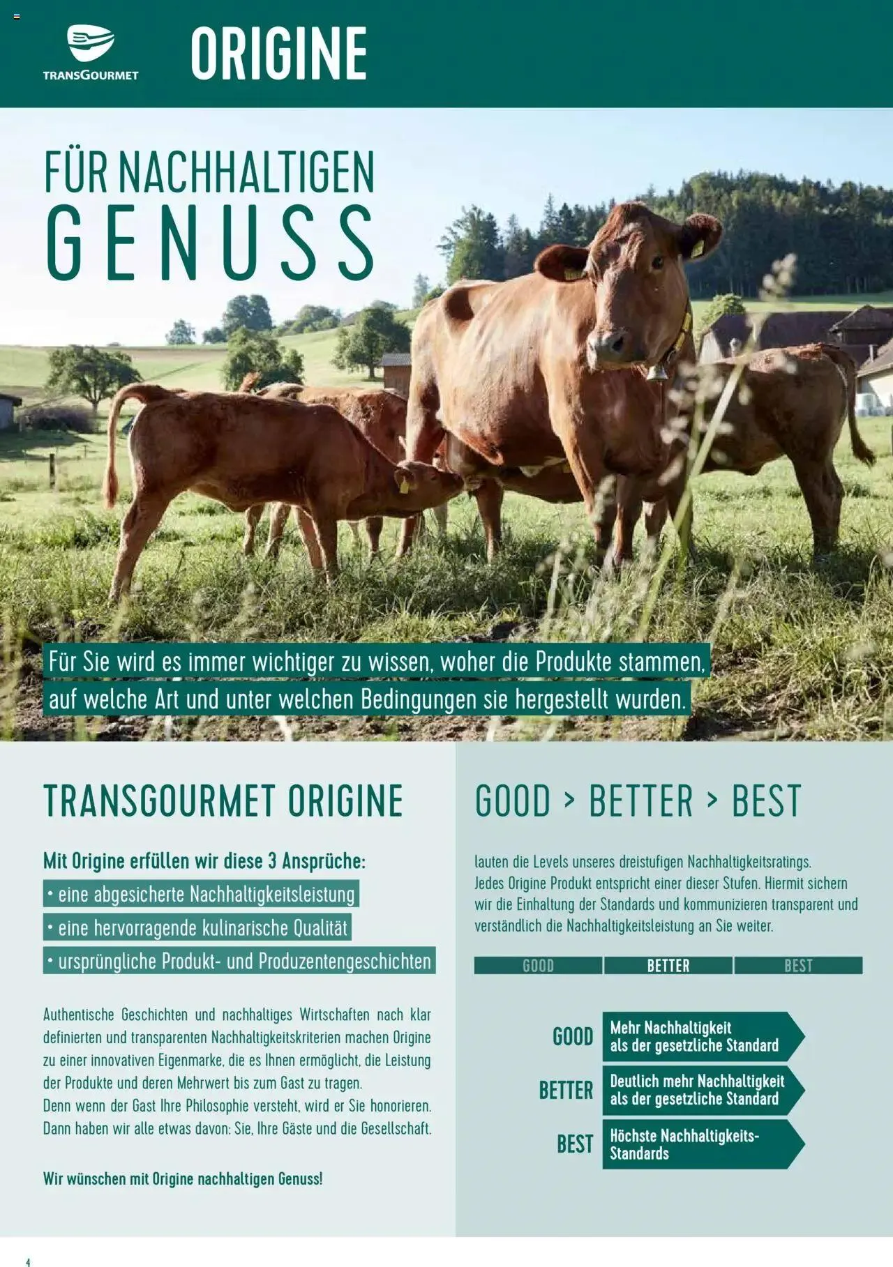 Prodega Aktionen Origine Sortimentsbroschüre von 1. Mai bis 31. Dezember 2024 - Prospekt seite  4