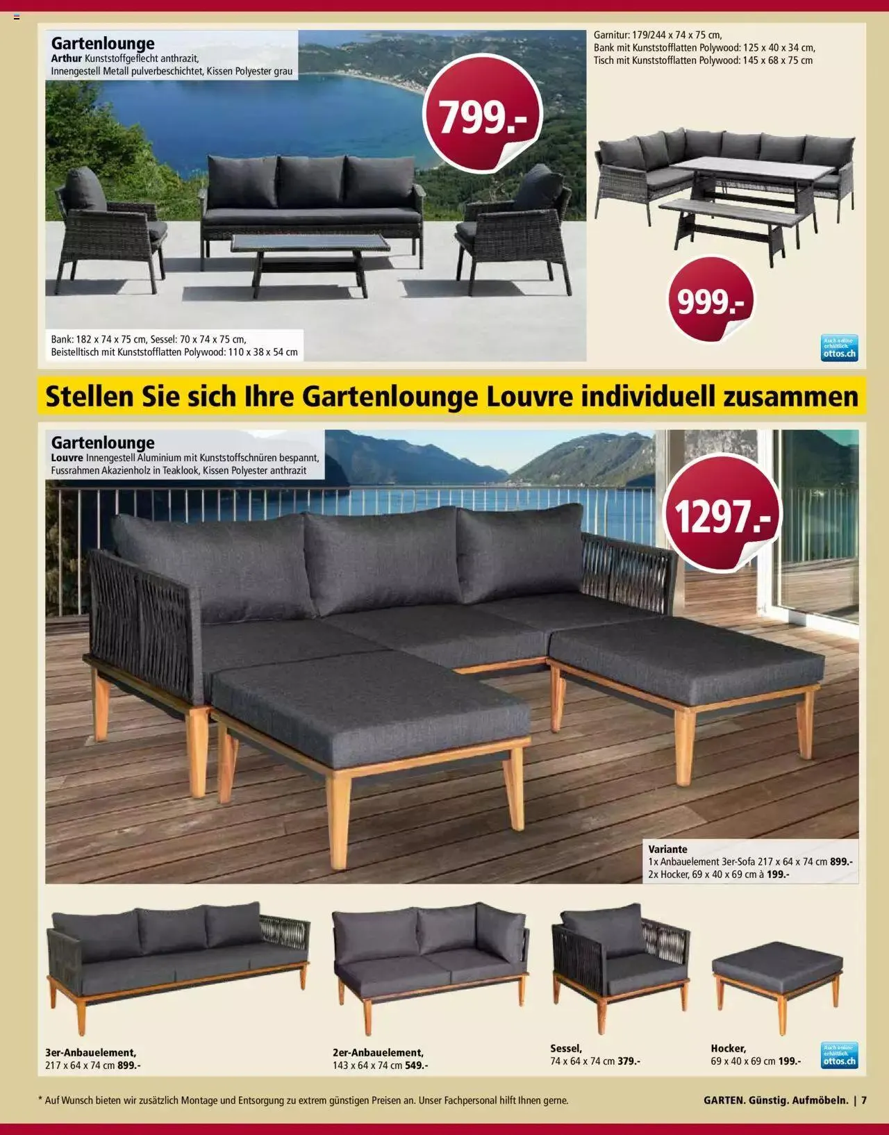 Otto's Gartenmöbel Spezial von 8. März bis 31. Dezember 2023 - Prospekt seite 7