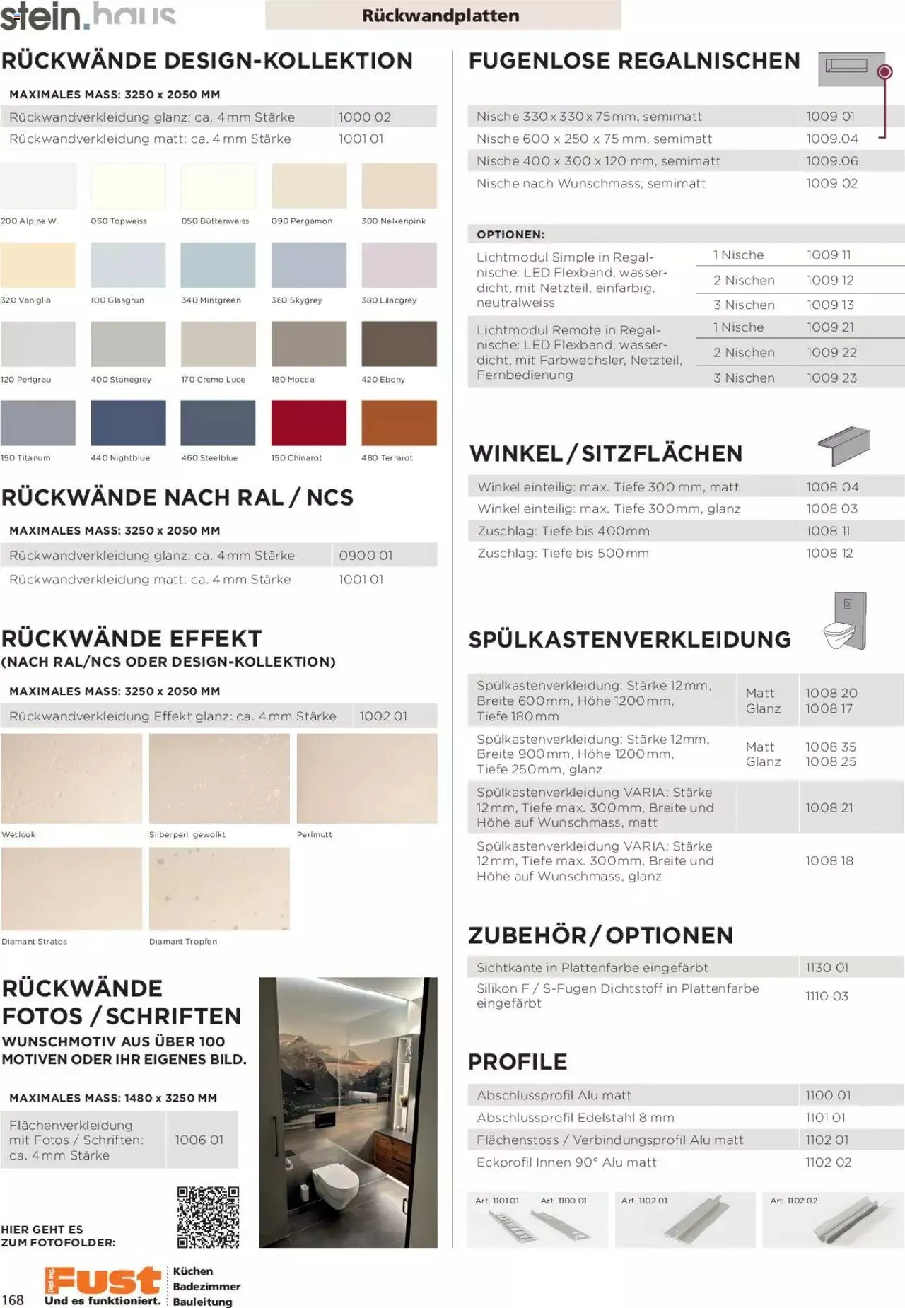 Fust Aktionen Badezimmermagazin von 17. April bis 31. Dezember 2024 - Prospekt seite  168