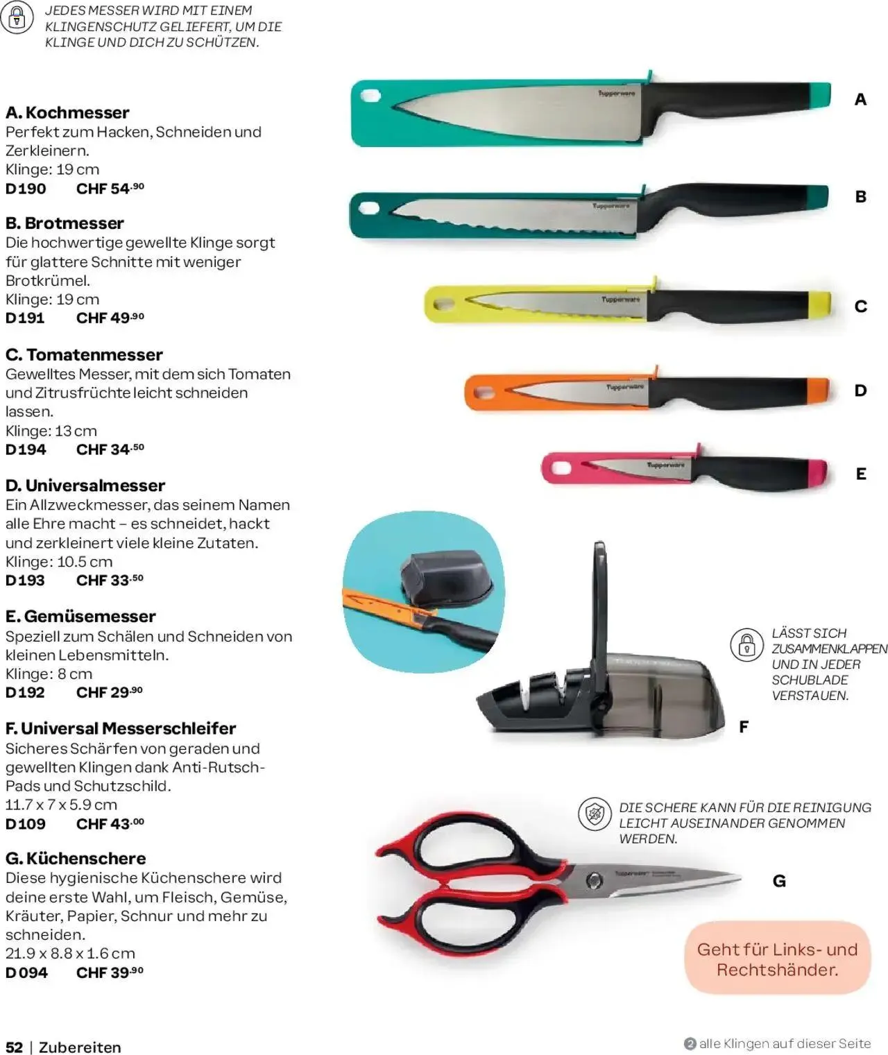 Tupperware Aktionen Herbst / Winter 2024/25 von 2. September bis 31. Dezember 2024 - Prospekt seite  52