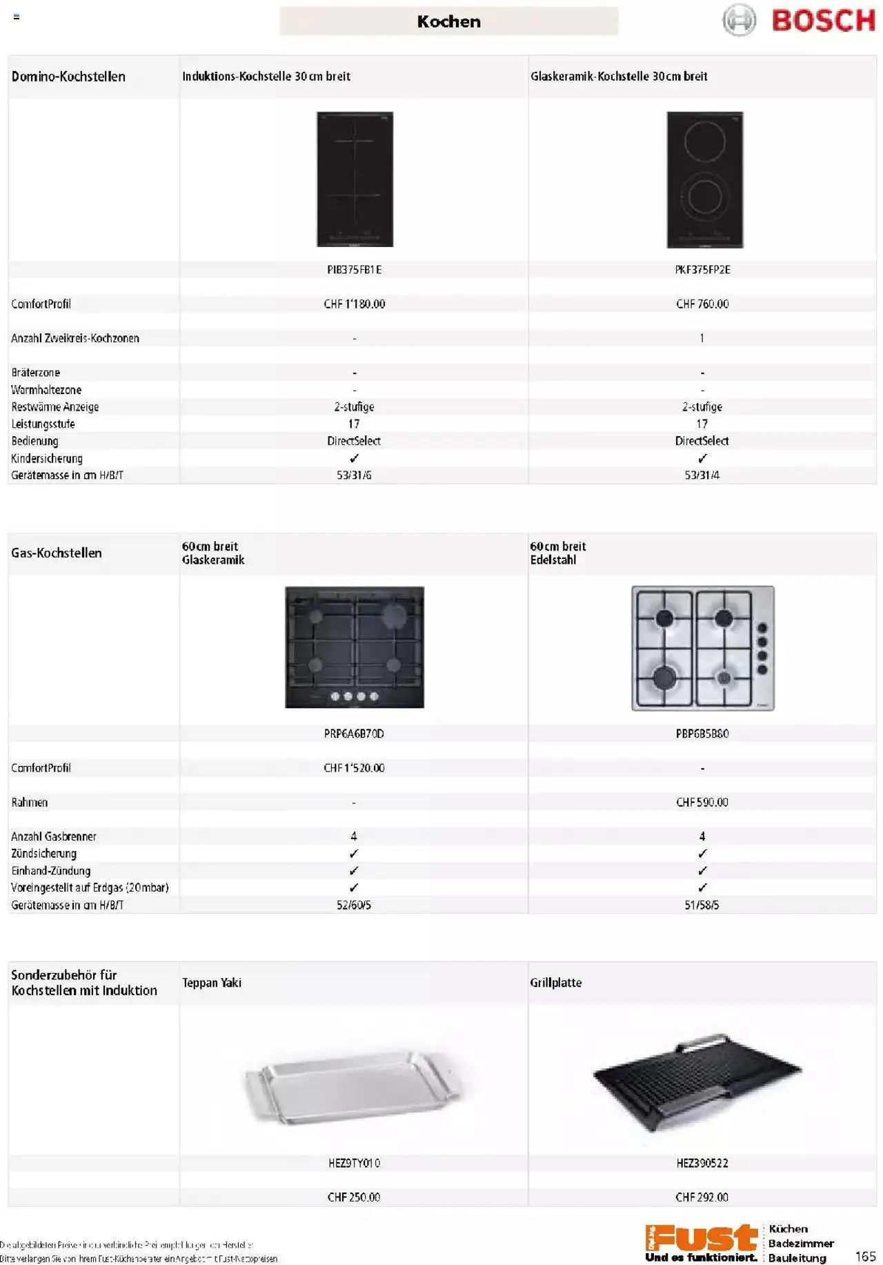 Fust Küchen- und Badezimmerprospekt von 4. März bis 31. Dezember 2024 - Prospekt seite 165