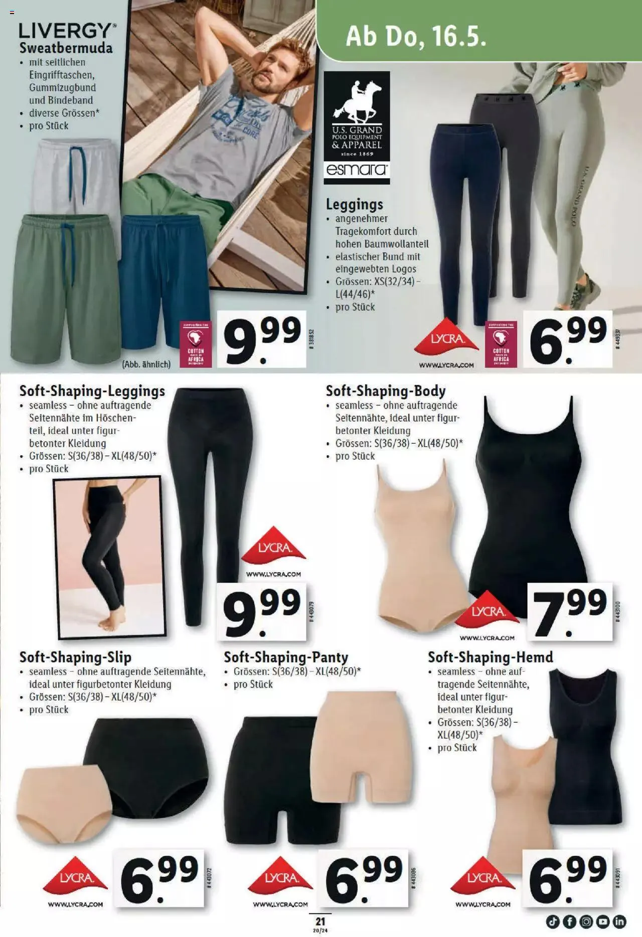 Lidl Aktionen von 16. Mai bis 22. Mai 2024 - Prospekt seite  21