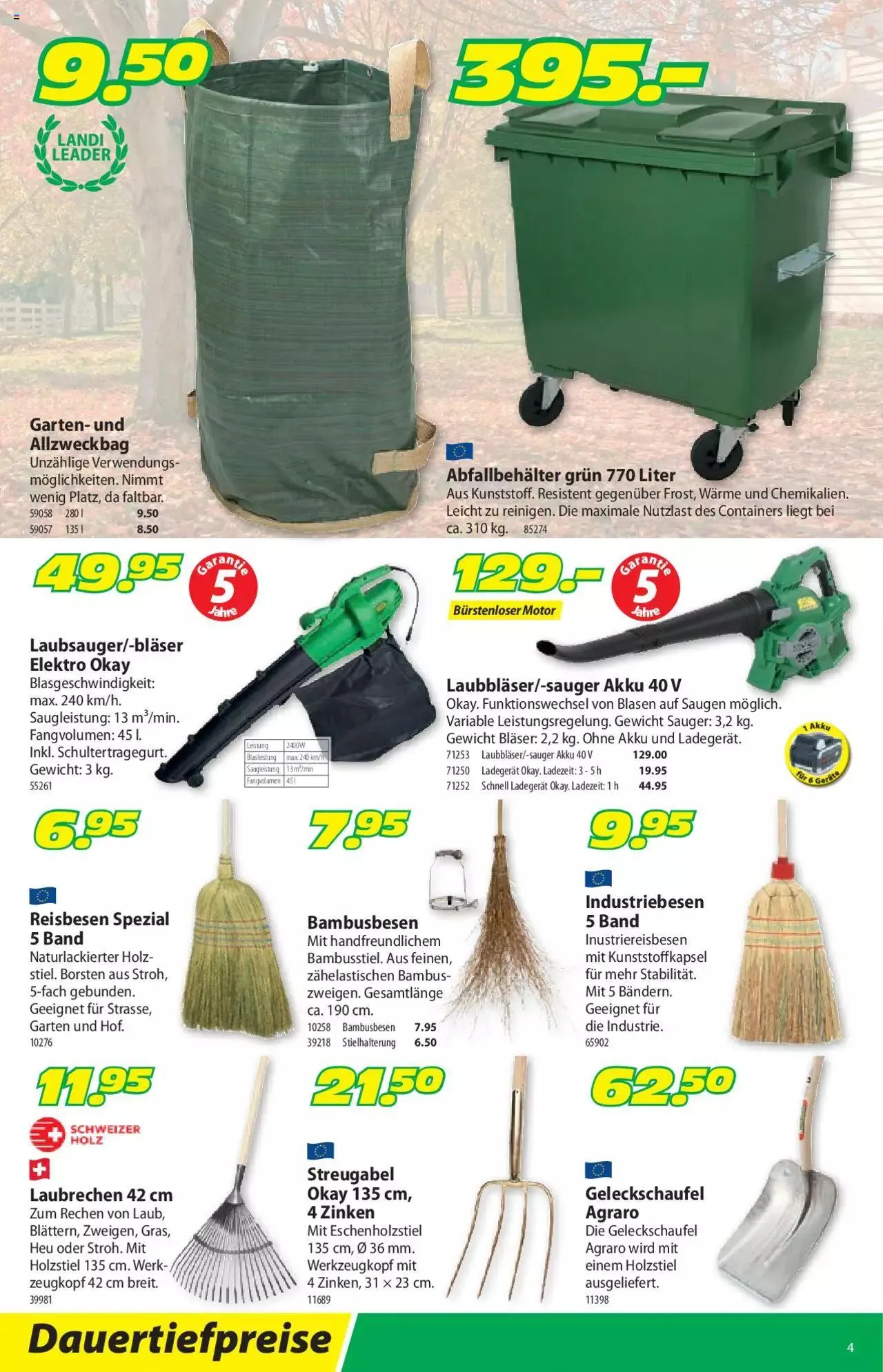 Landi - Hof und Stall 2022 von 1. Mai bis 31. Dezember 2023 - Prospekt seite 4