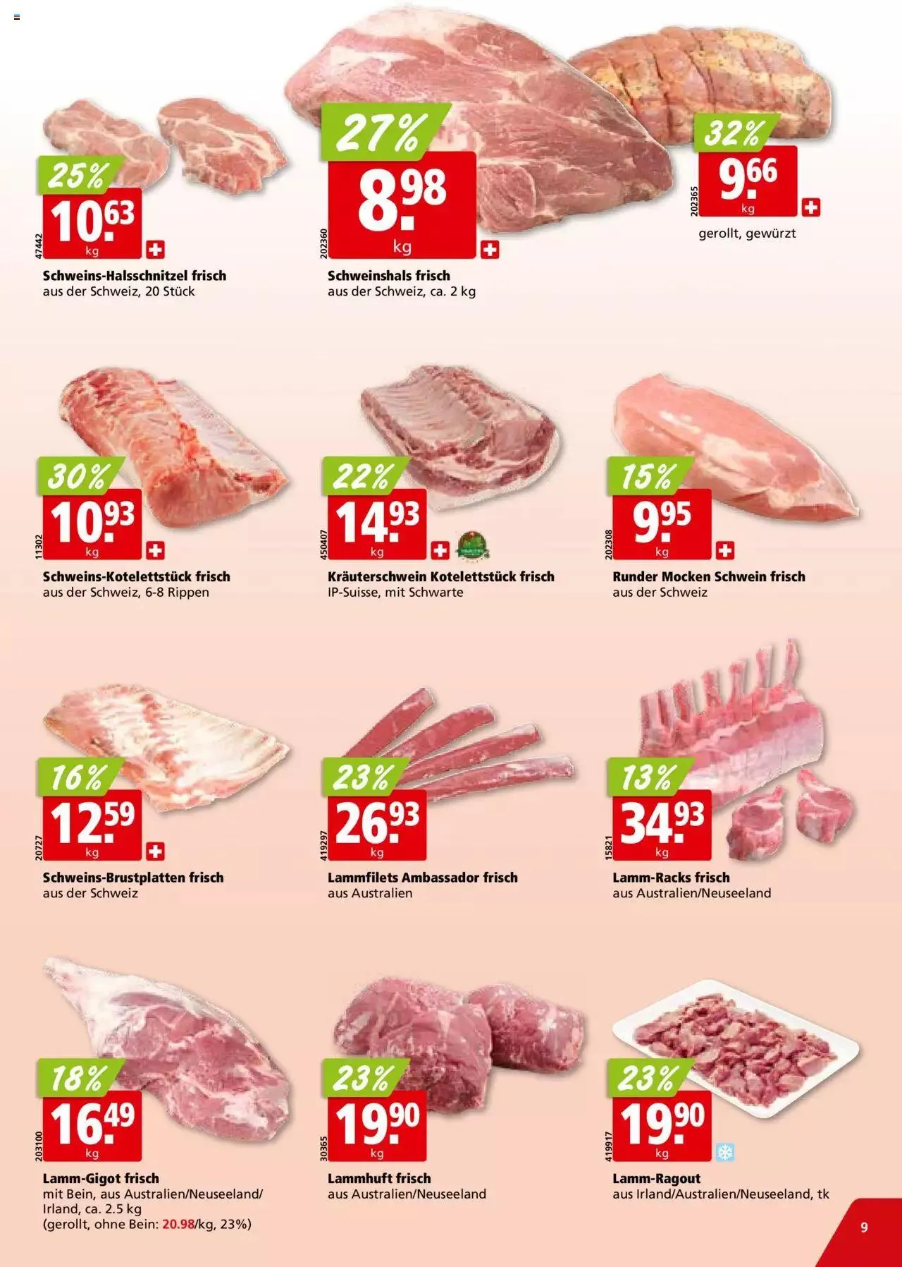 Aligro Aktionen von 2. Oktober bis 7. Oktober 2023 - Prospekt seite  9