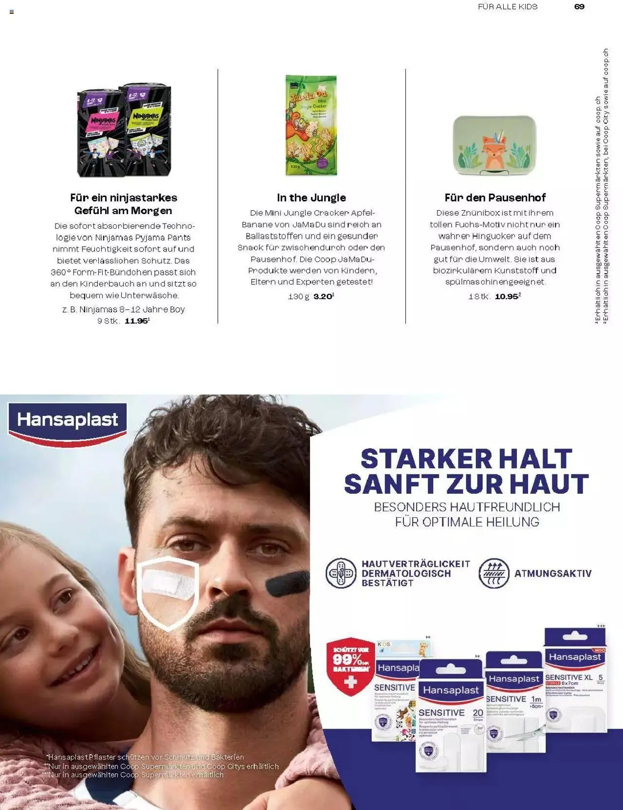 Coop Magazin Familien von 18. Juni bis 31. Dezember 2024 - Prospekt seite  69