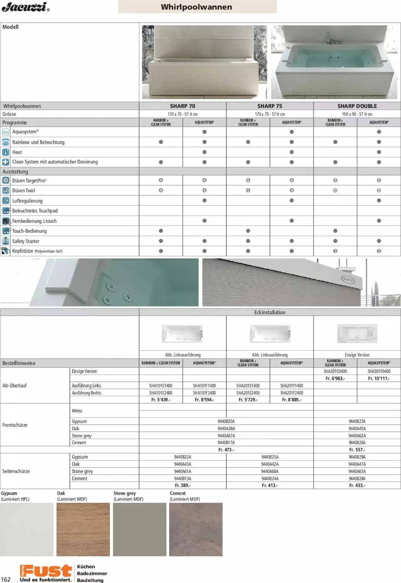 Fust Aktionen Badezimmermagazin von 17. April bis 31. Dezember 2024 - Prospekt seite  162