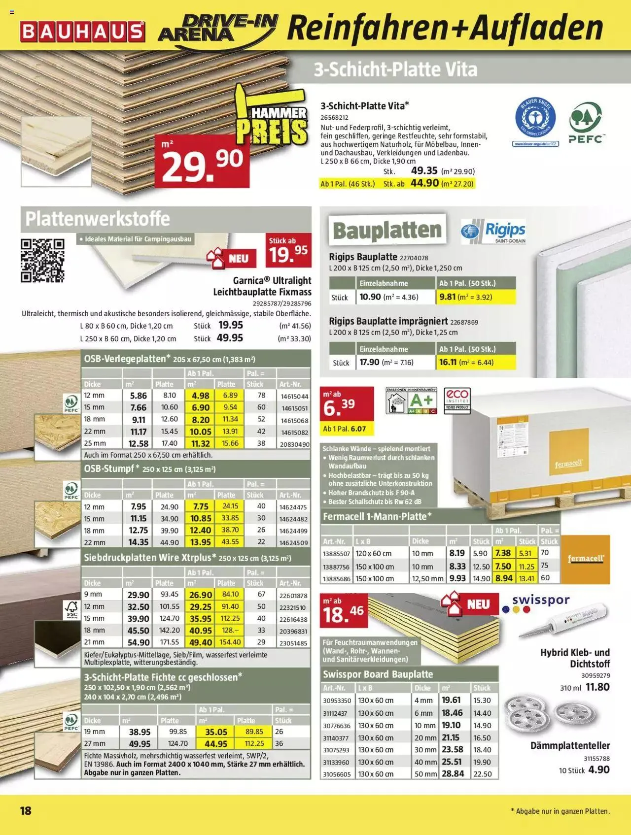 Bauhaus Aktionen von 2. Oktober bis 29. Oktober 2023 - Prospekt seite  18