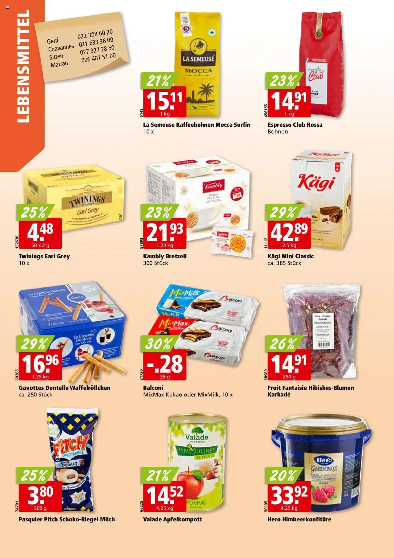 Aligro Aktionen für Businesskunden - Chavannes, Matran, Genf, Sitten von 30. September bis 5. Oktober 2024 - Prospekt seite  18