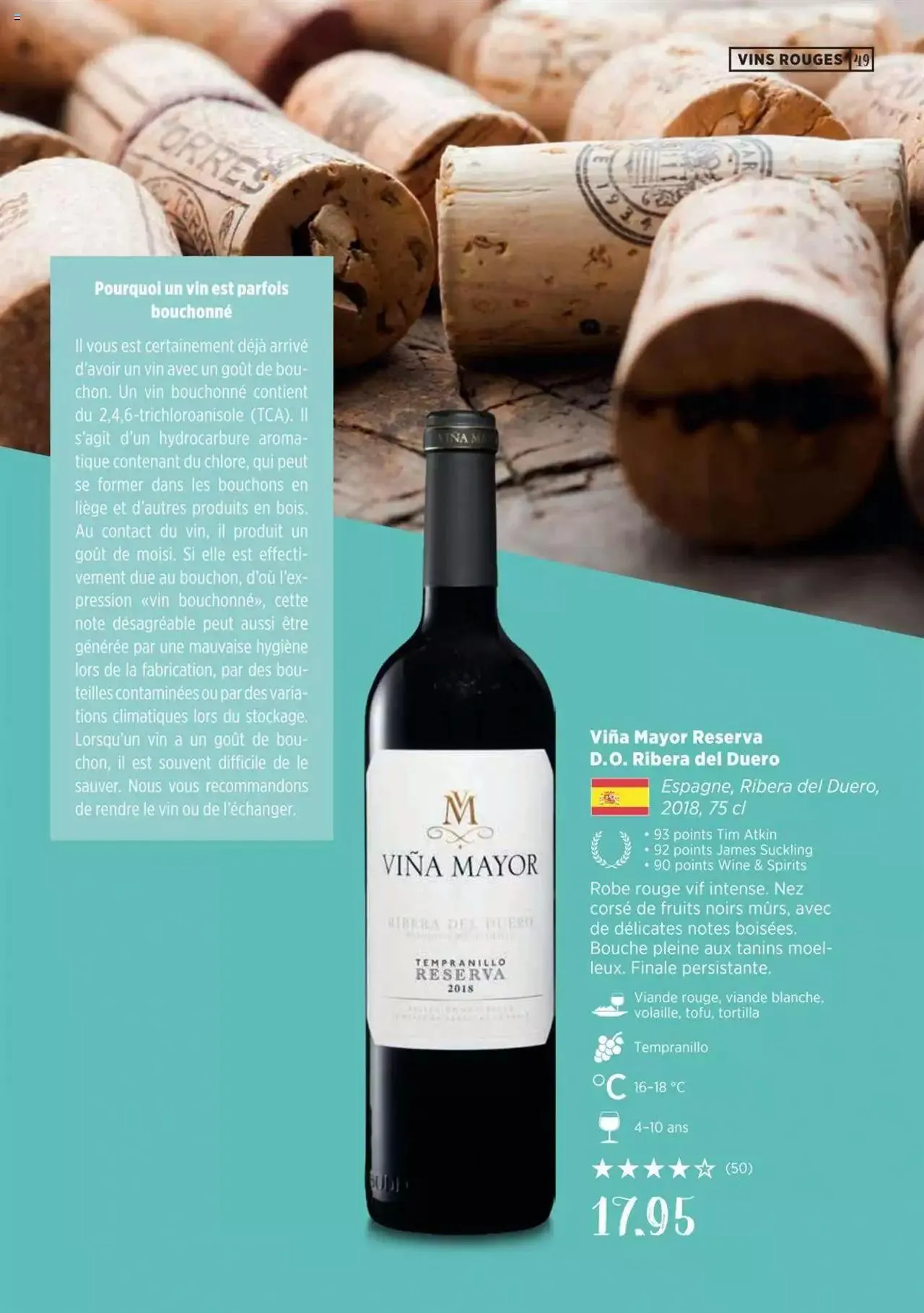 Denner Guide des vins 2023 /2024 FR von 11. September bis 31. Dezember 2024 - Prospekt seite  49